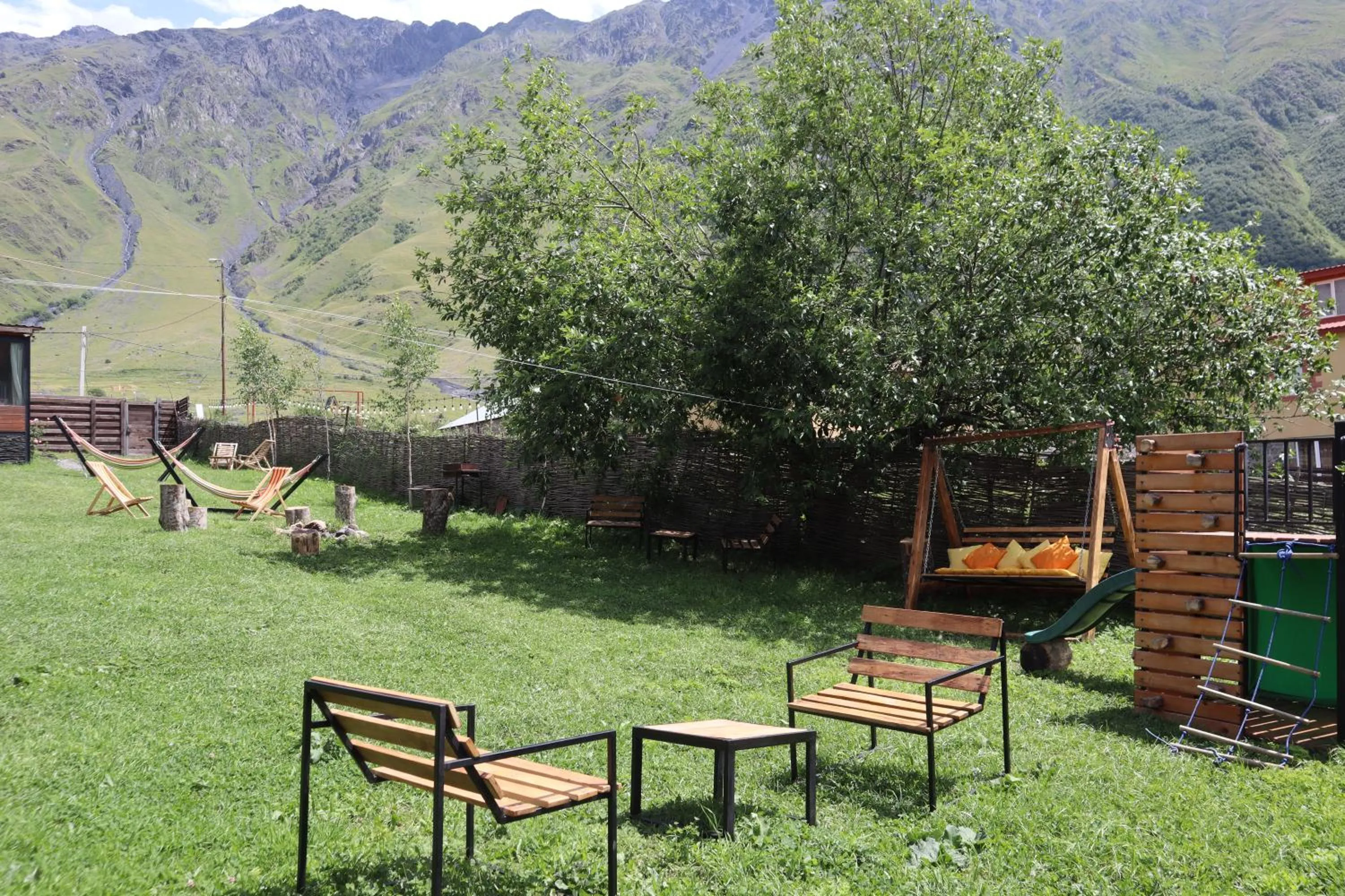 Children play ground in Kazbegi Cottages