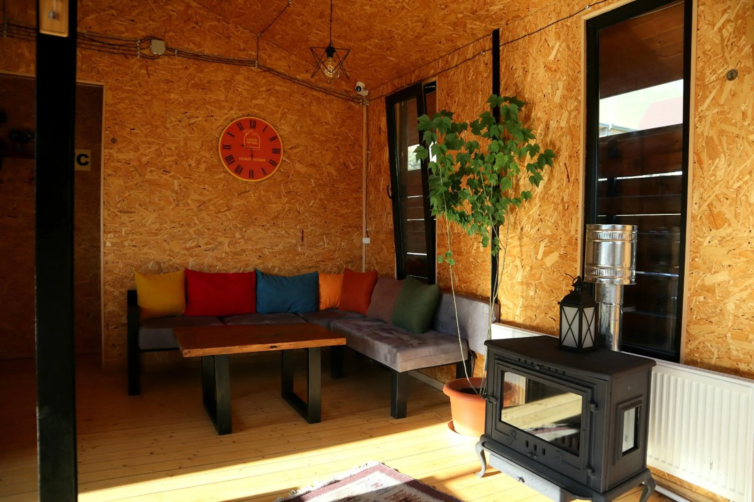 Lobby or reception in Kazbegi Cottages