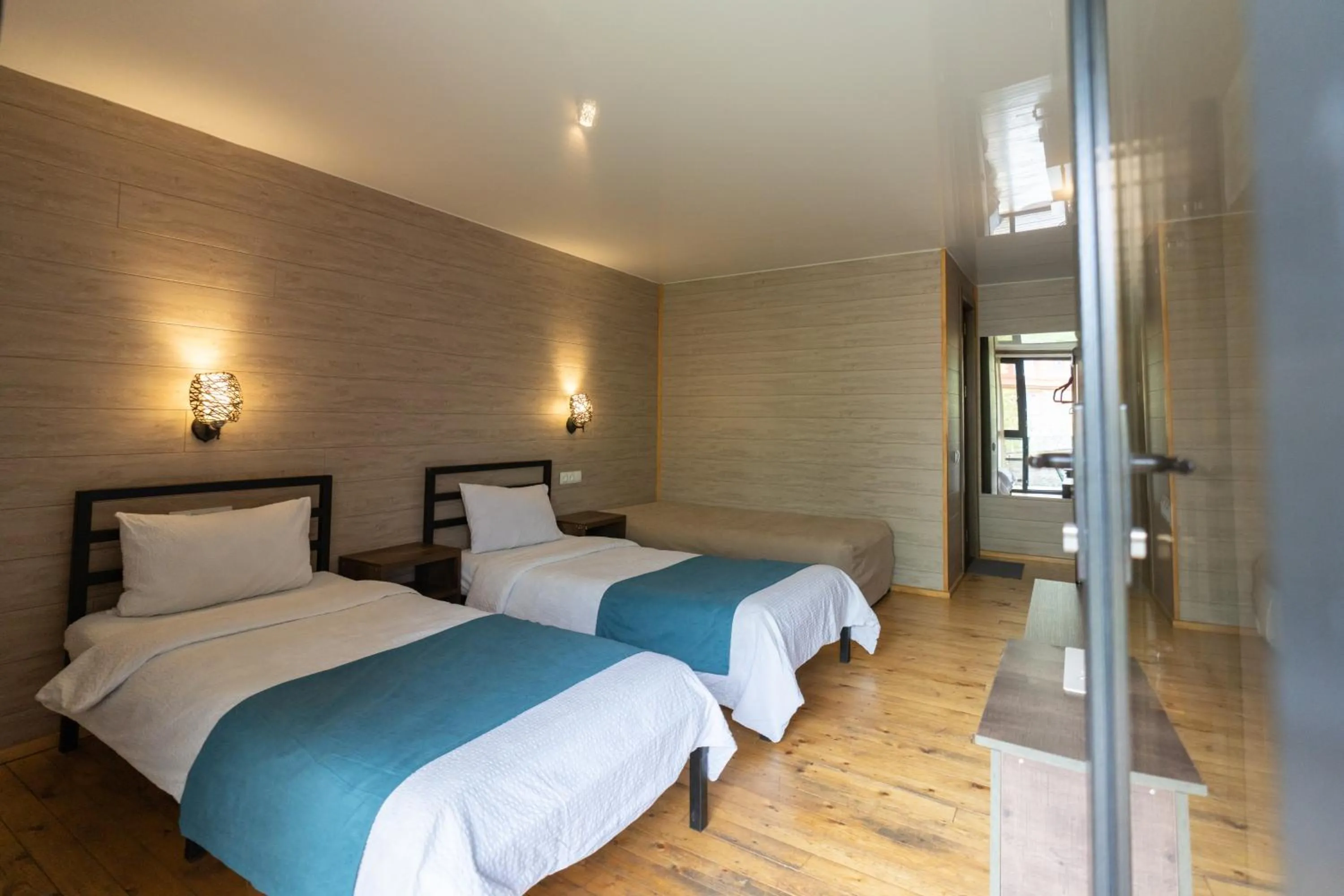 Bedroom, Bed in Kazbegi Cottages