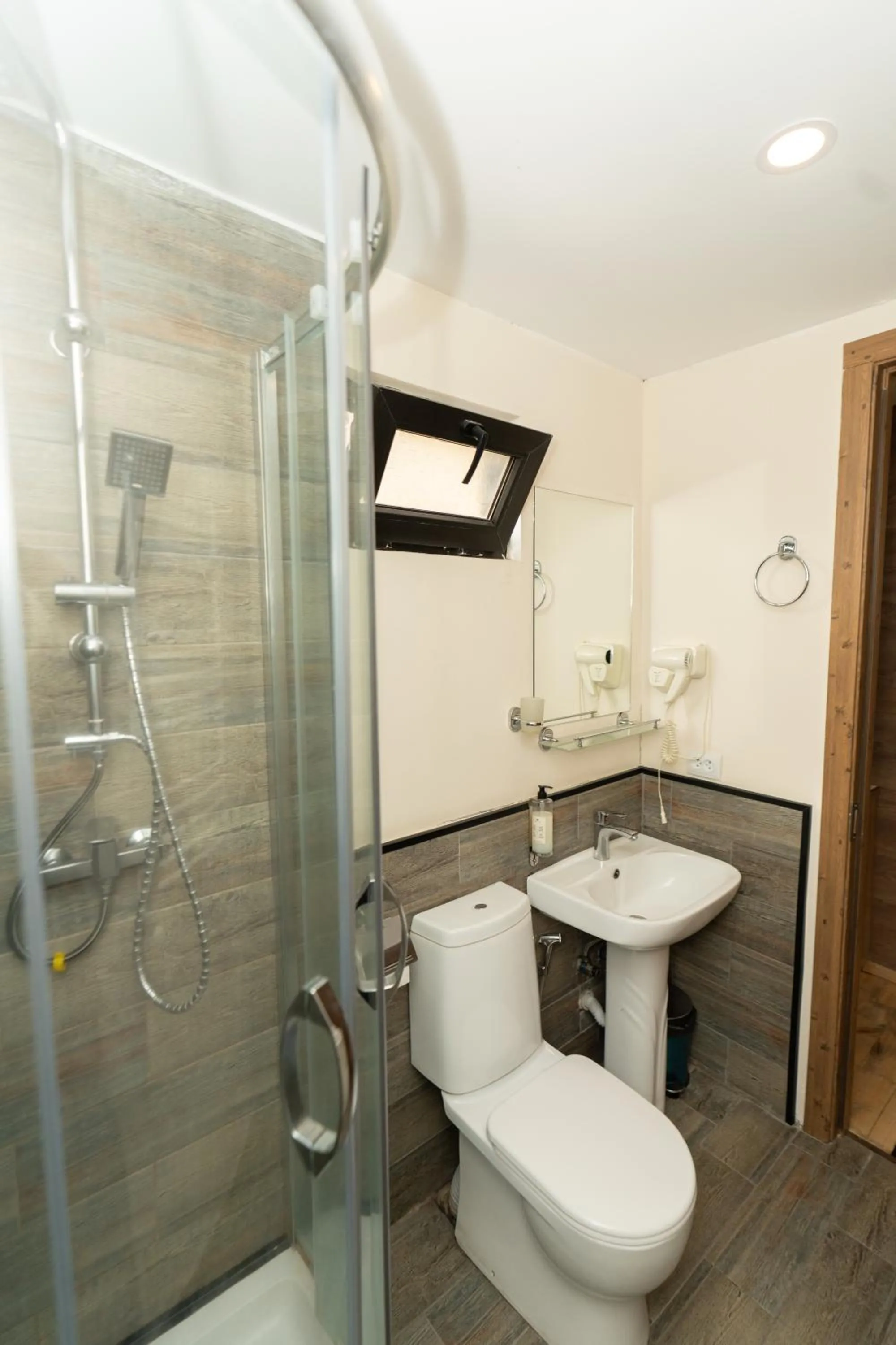 Shower in Kazbegi Cottages