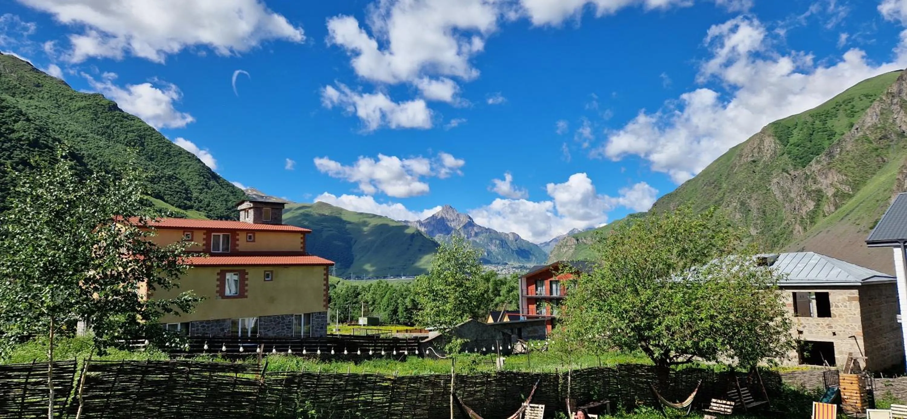View (from property/room) in Kazbegi Cottages