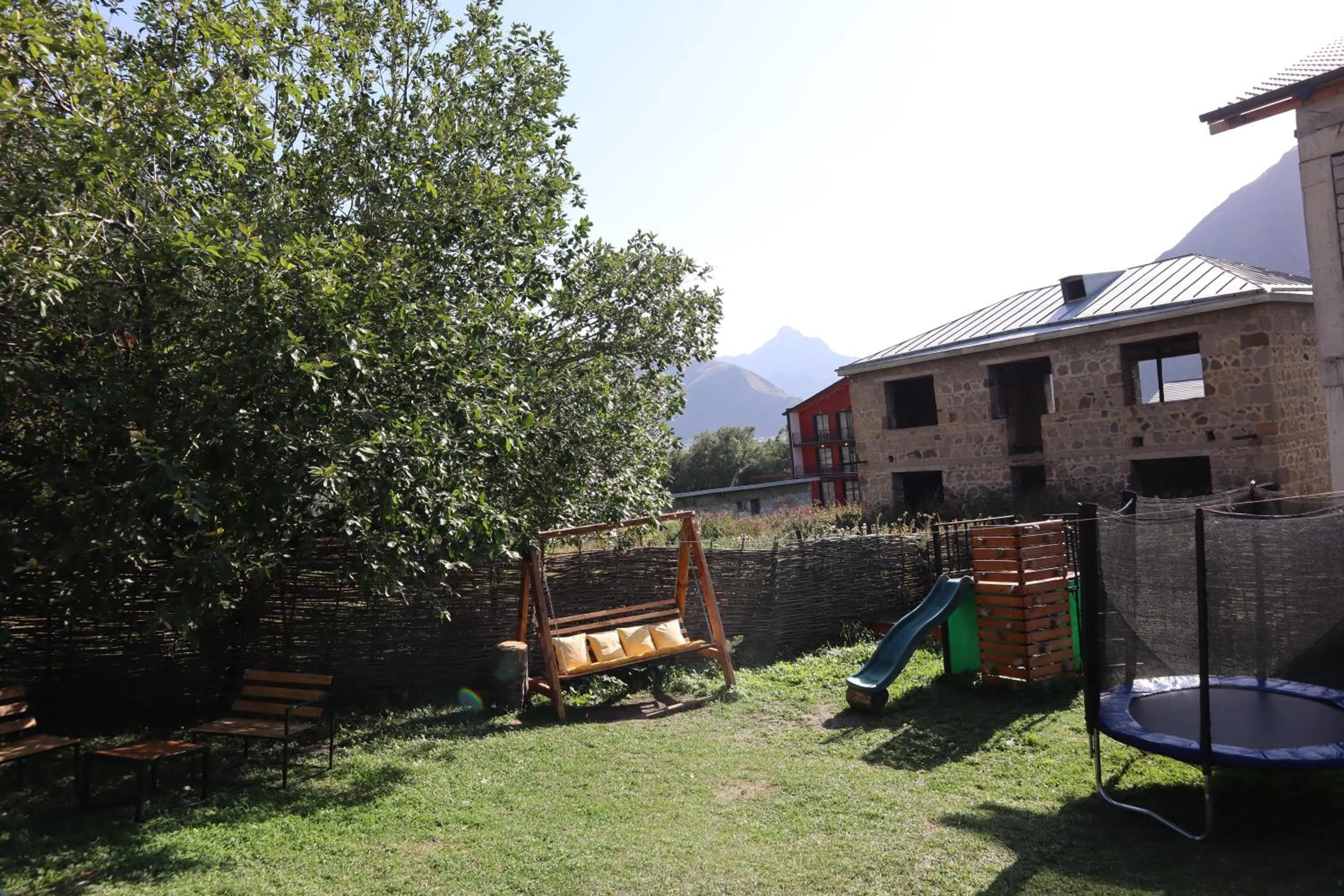 Children play ground in Kazbegi Cottages