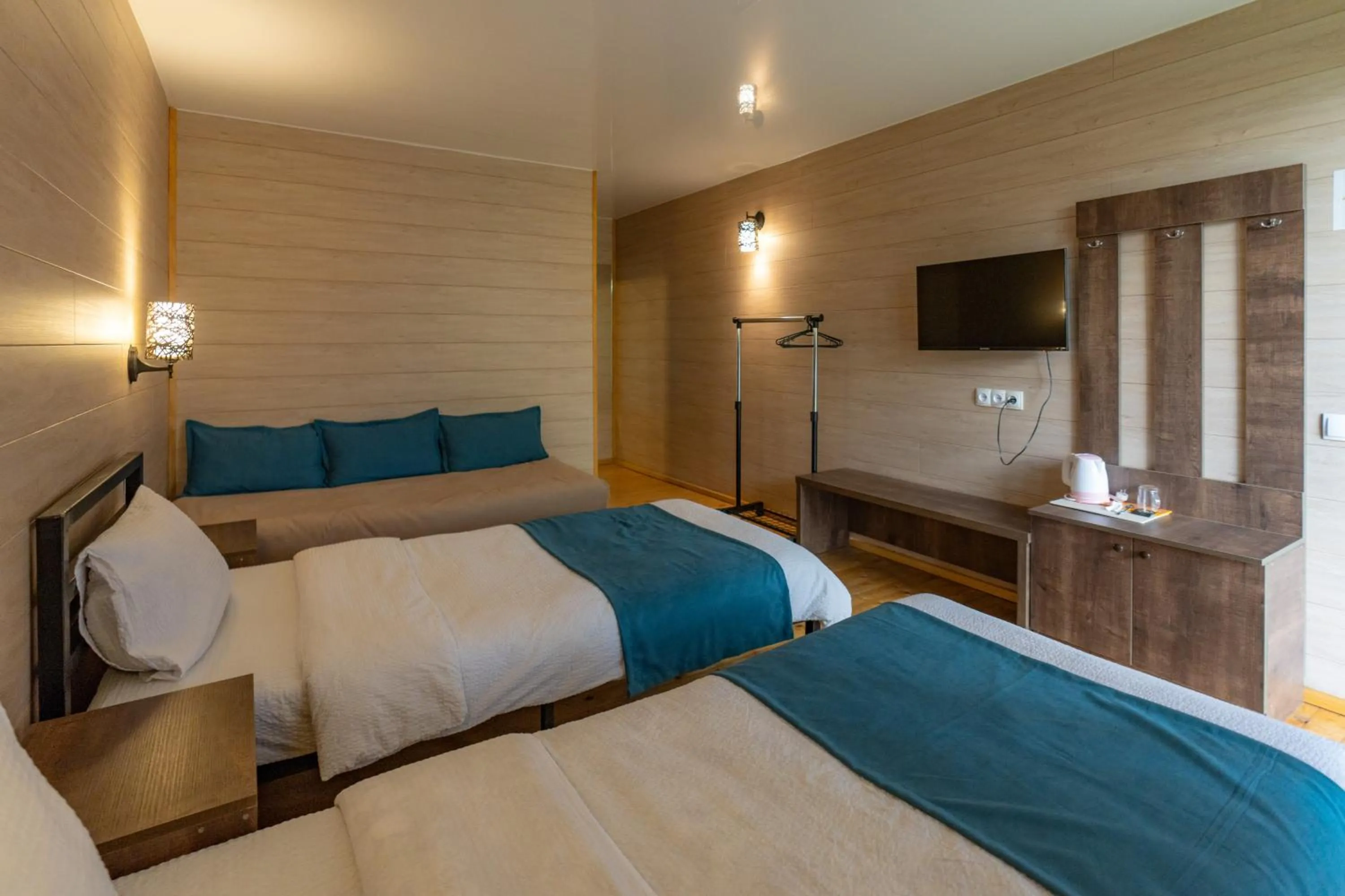TV and multimedia, Bed in Kazbegi Cottages