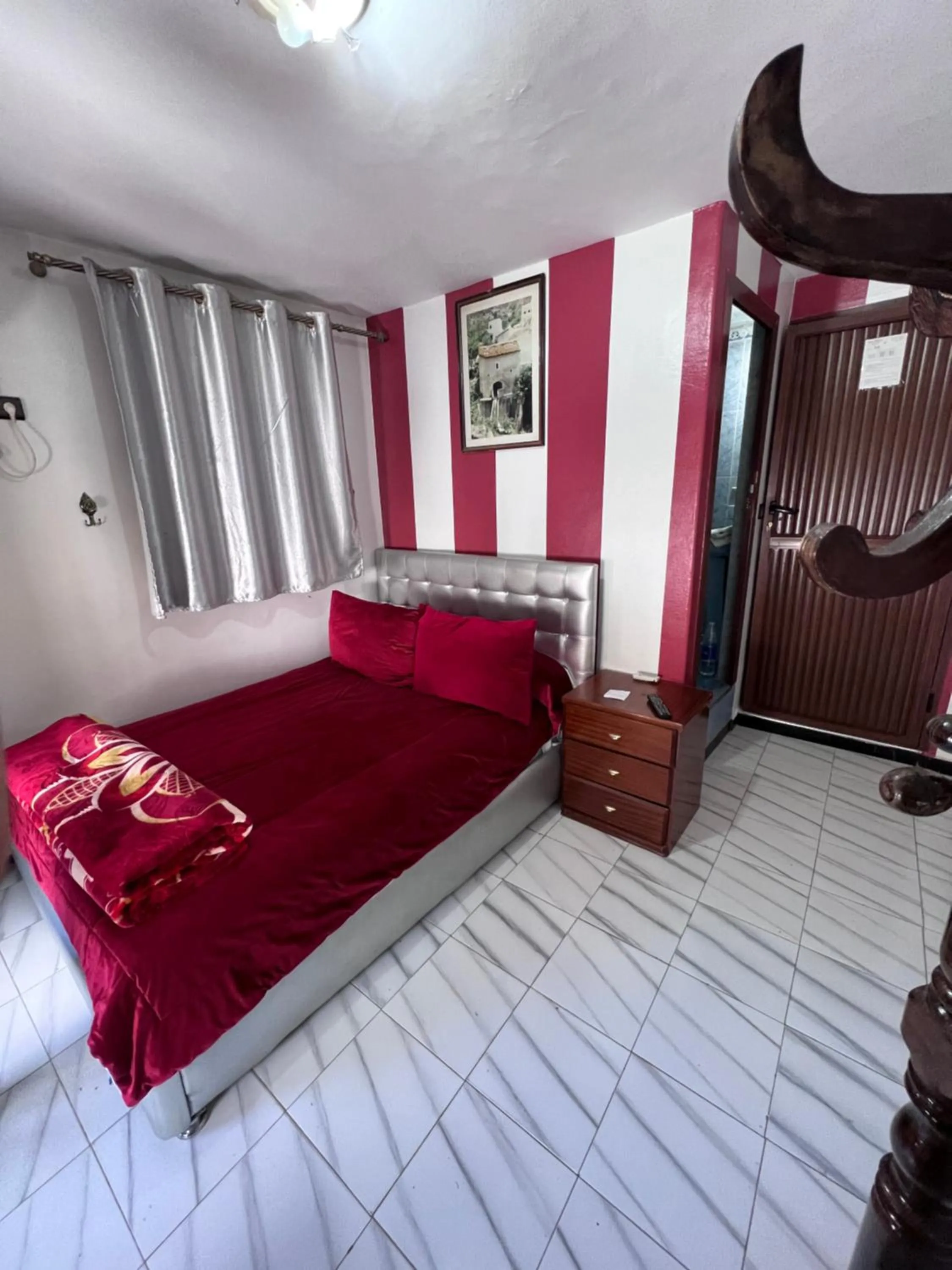 Bed in Hotel Sevilla