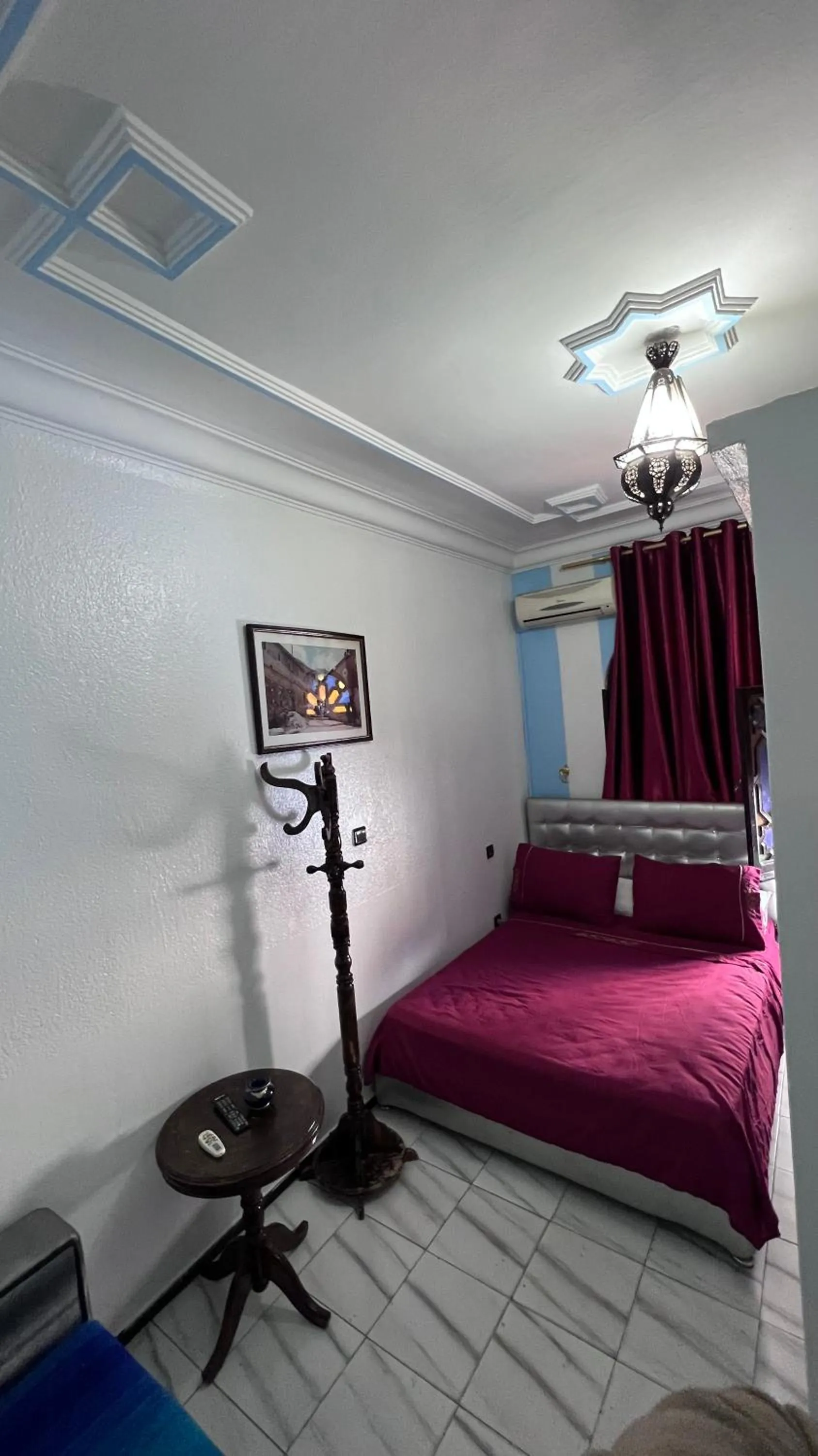 Bed in Hotel Sevilla