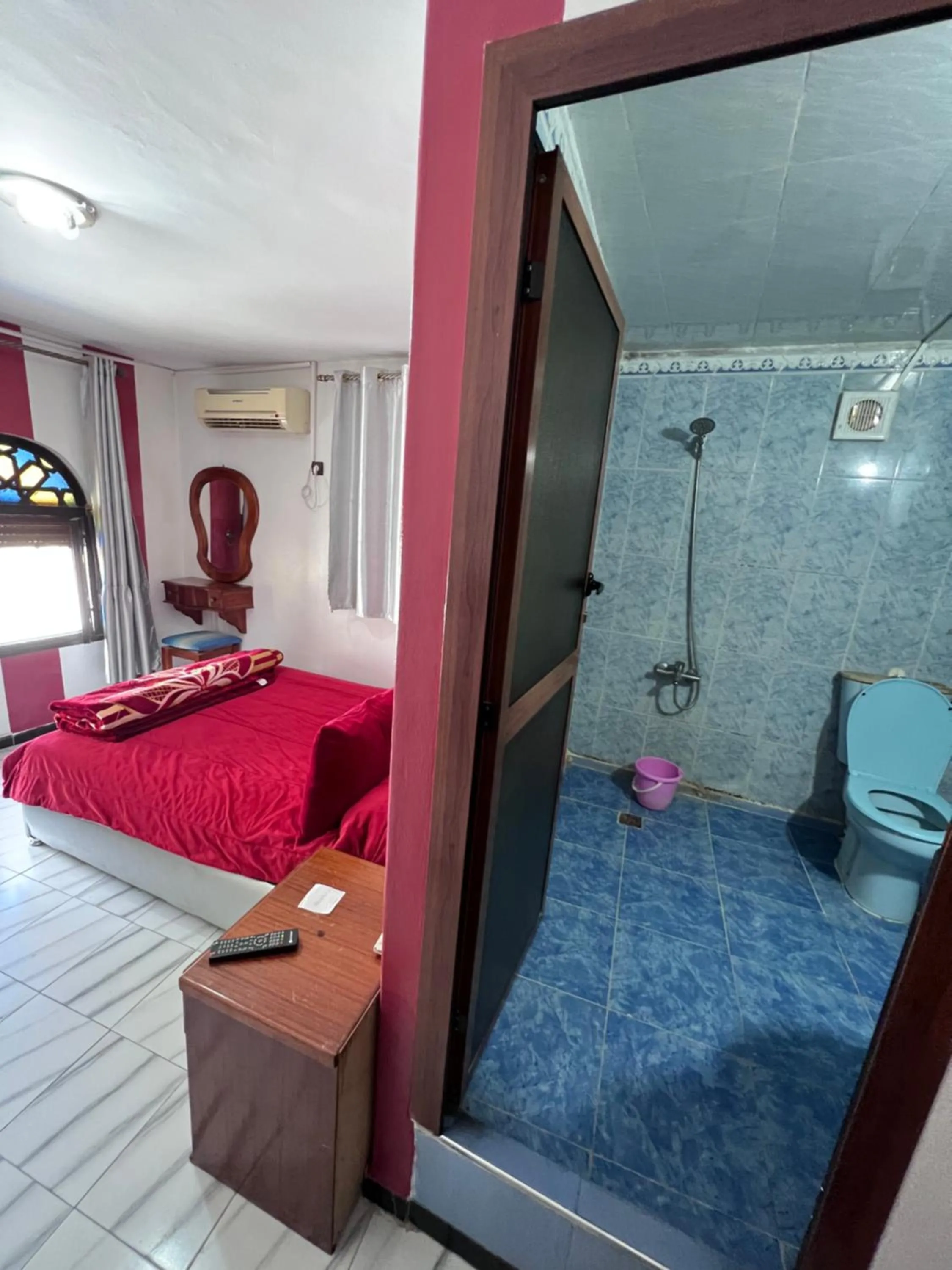Bed in Hotel Sevilla