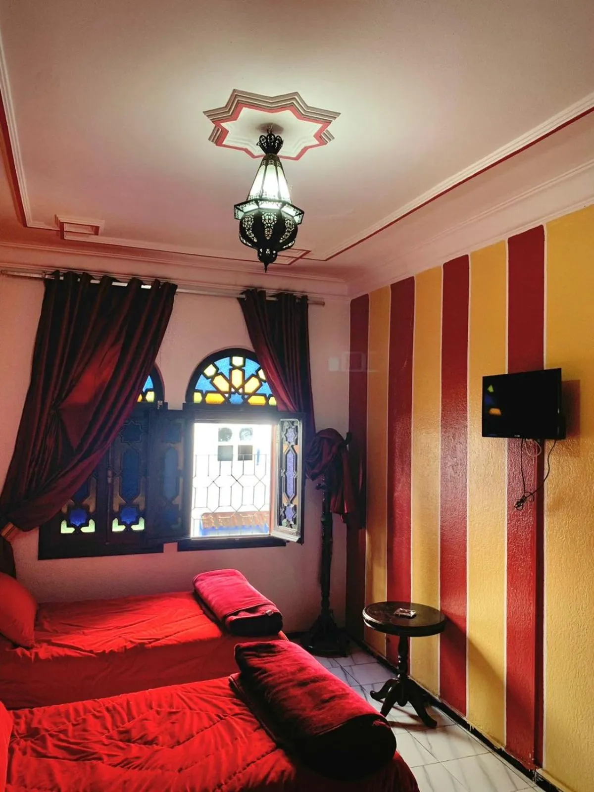 Bed in Hotel Sevilla