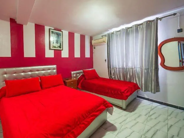 Bed in Hotel Sevilla