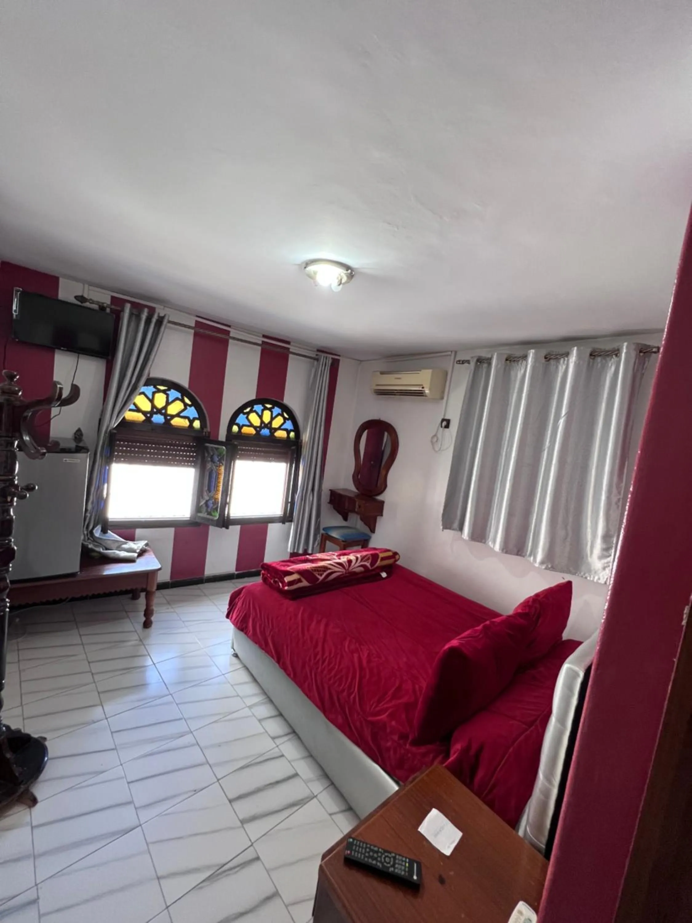 Bed in Hotel Sevilla
