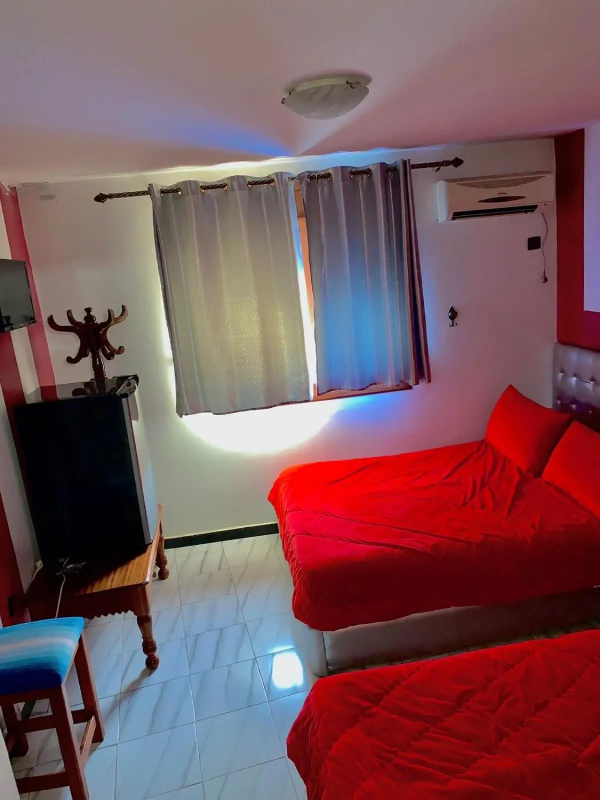 Bed in Hotel Sevilla