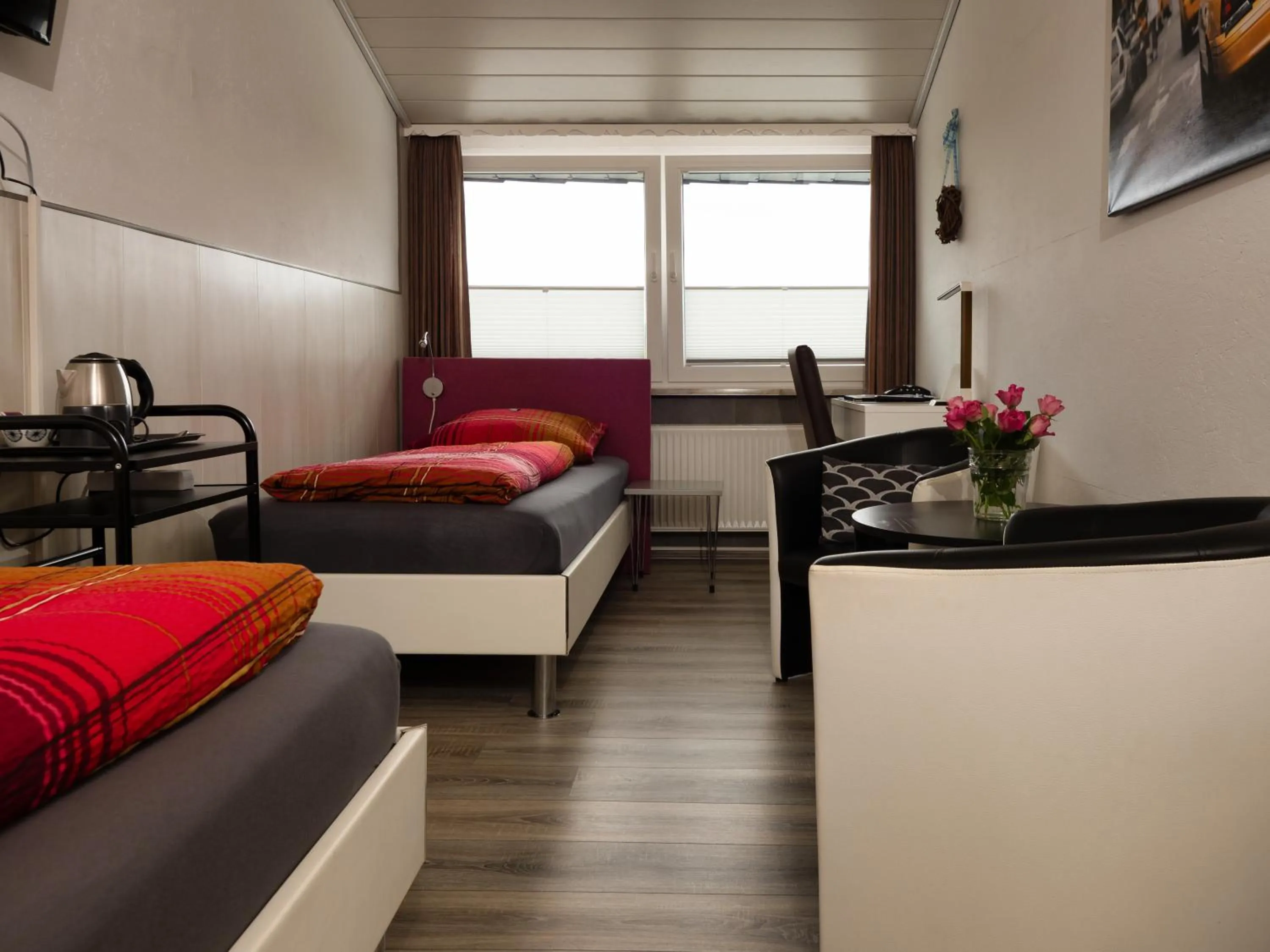 Bed in Hotel Brunnenbach