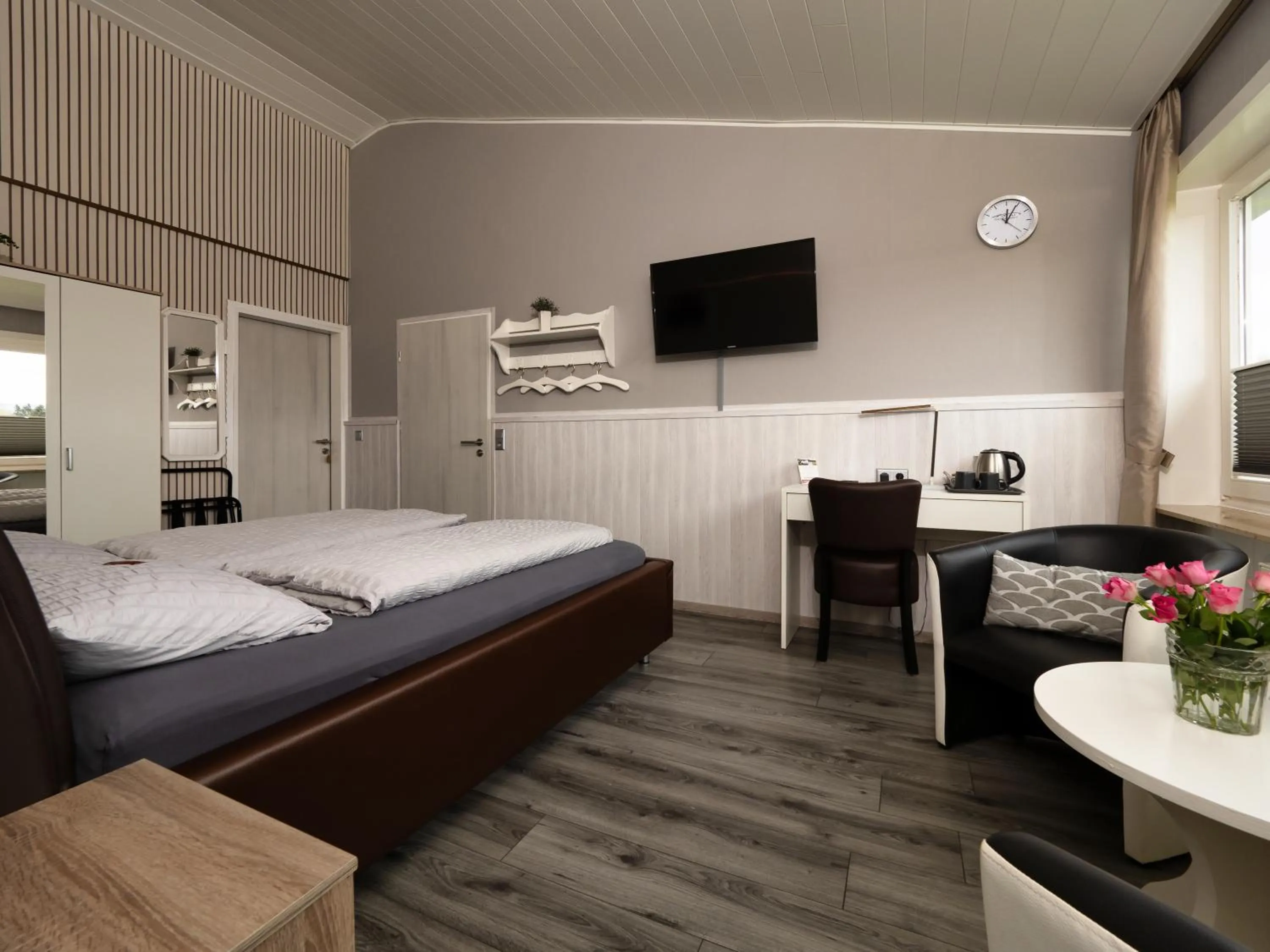 Bed in Hotel Brunnenbach