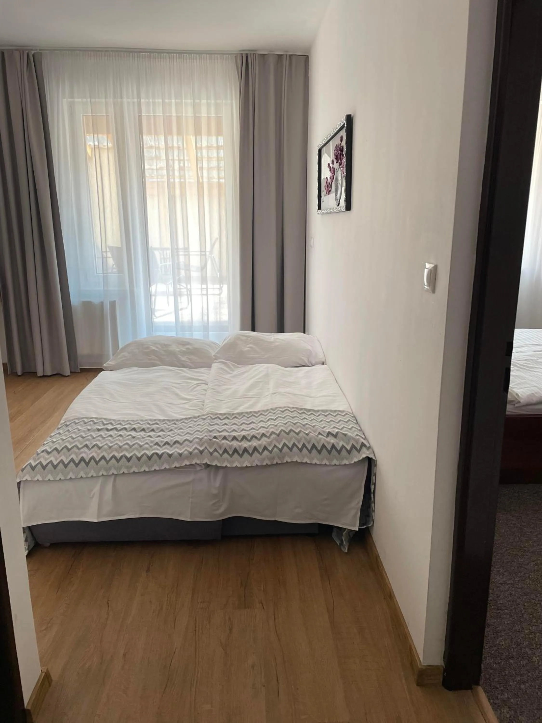 Bed in Hotel Slanica