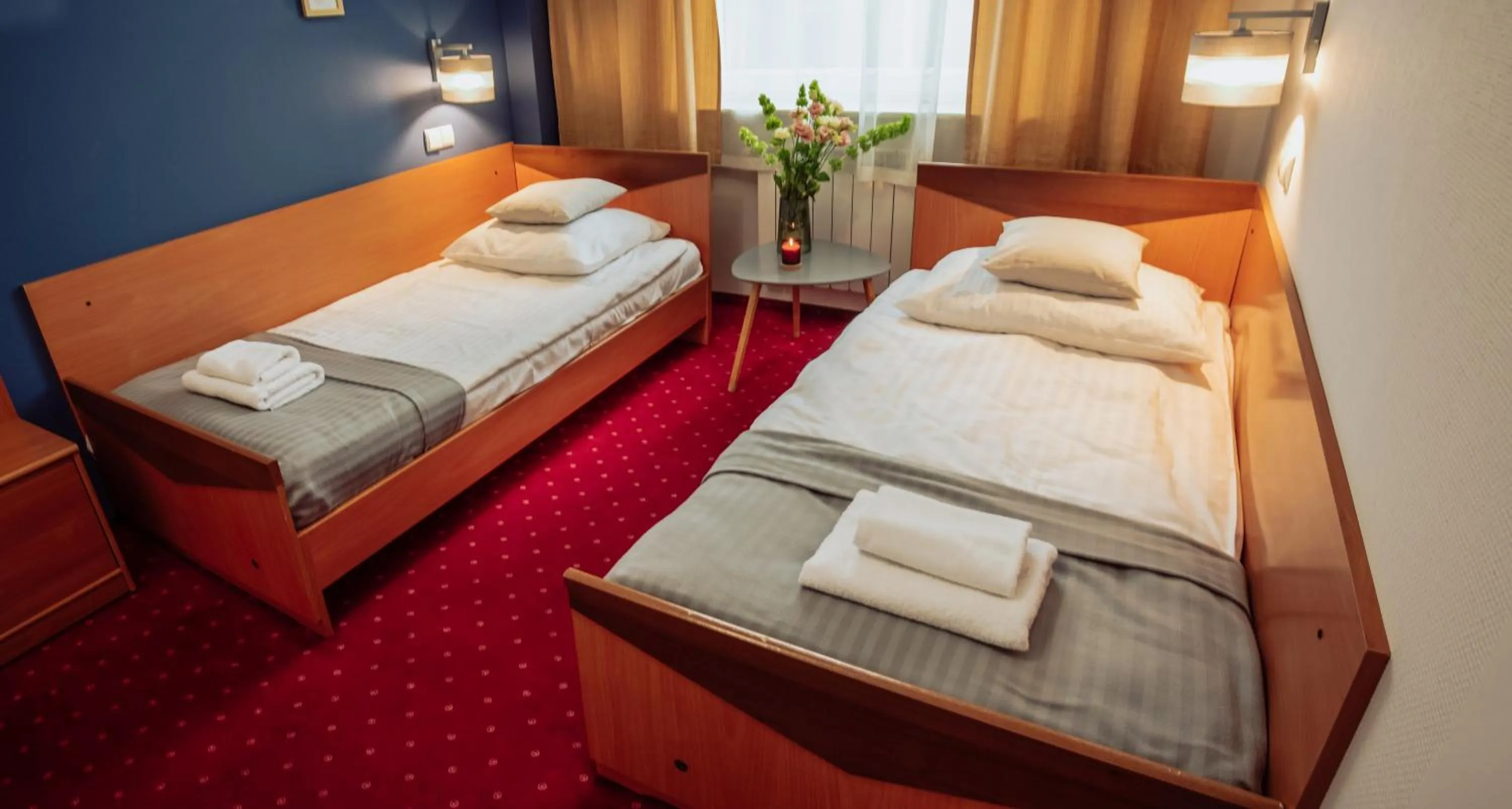 Bed in Hotel Albatros