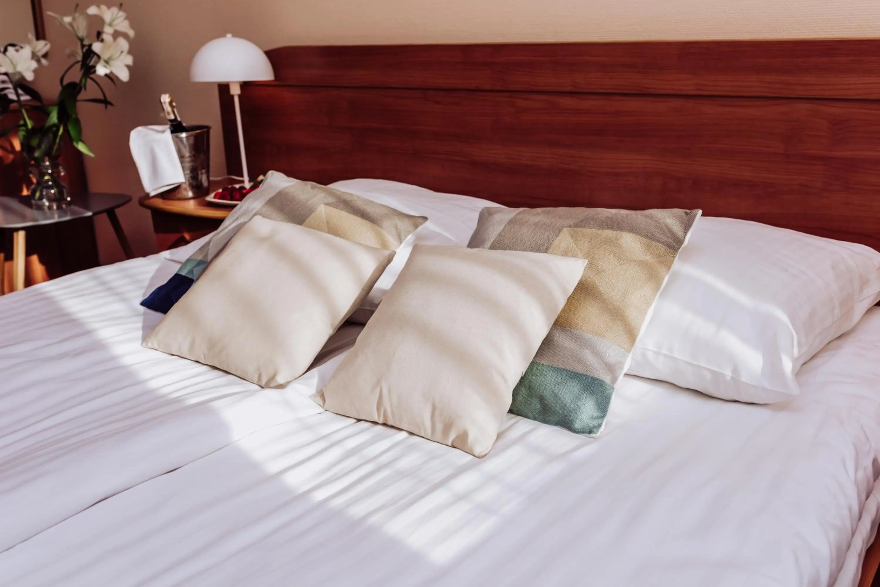 Bed in Hotel Albatros