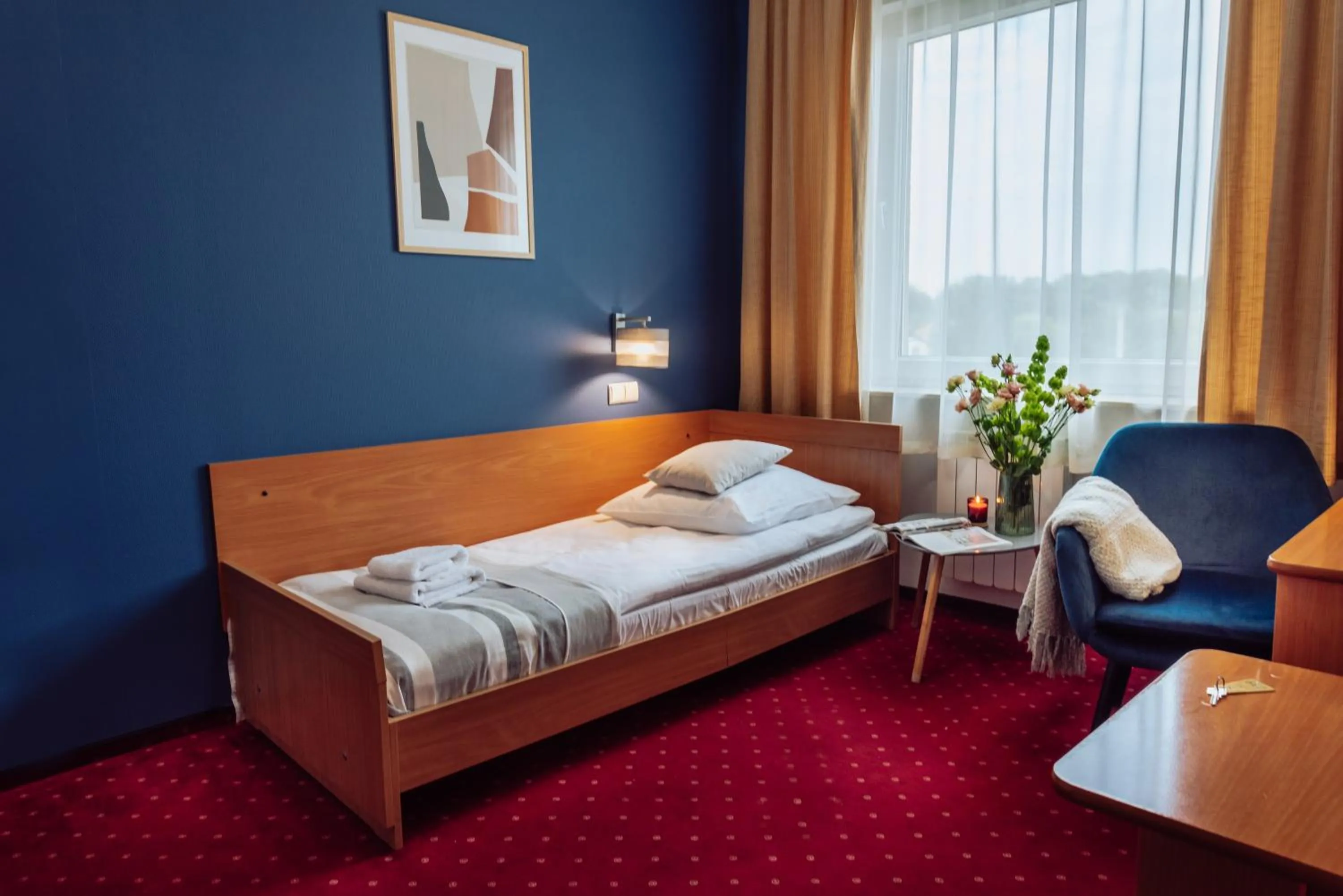 Bed in Hotel Albatros