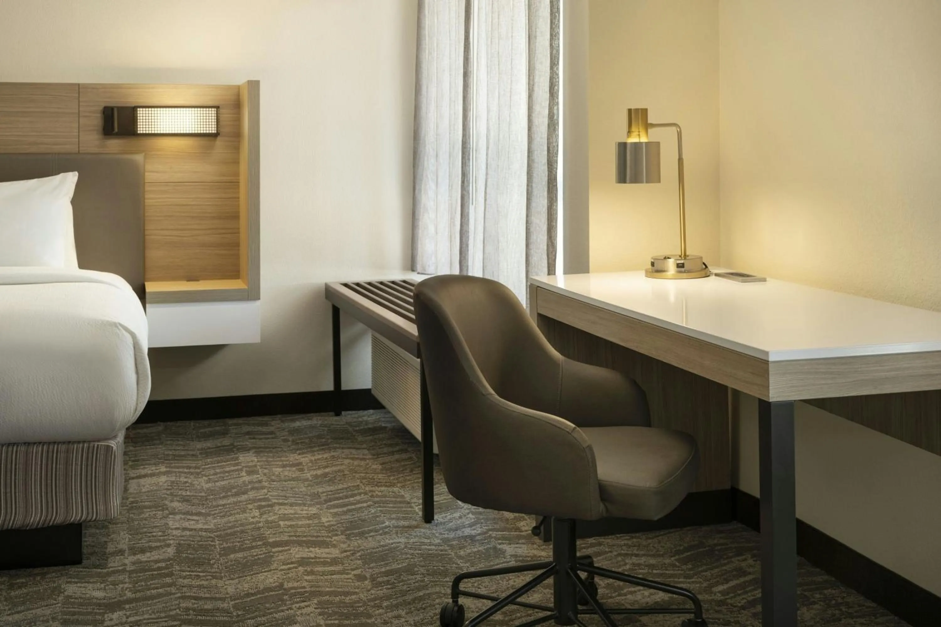 Photo of the whole room, Bed in SpringHill Suites Fort Worth University