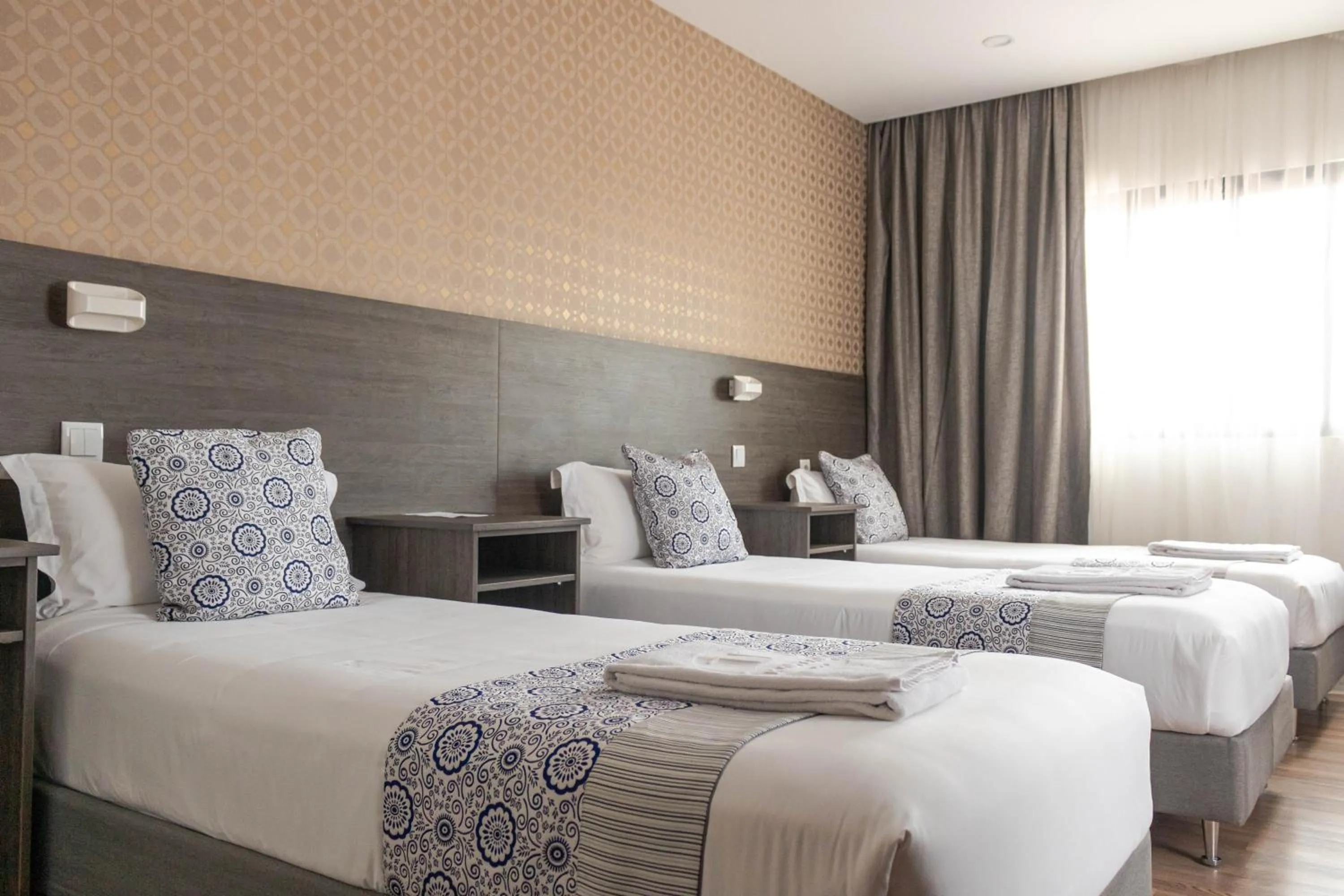 Bed in Hotel Kapital