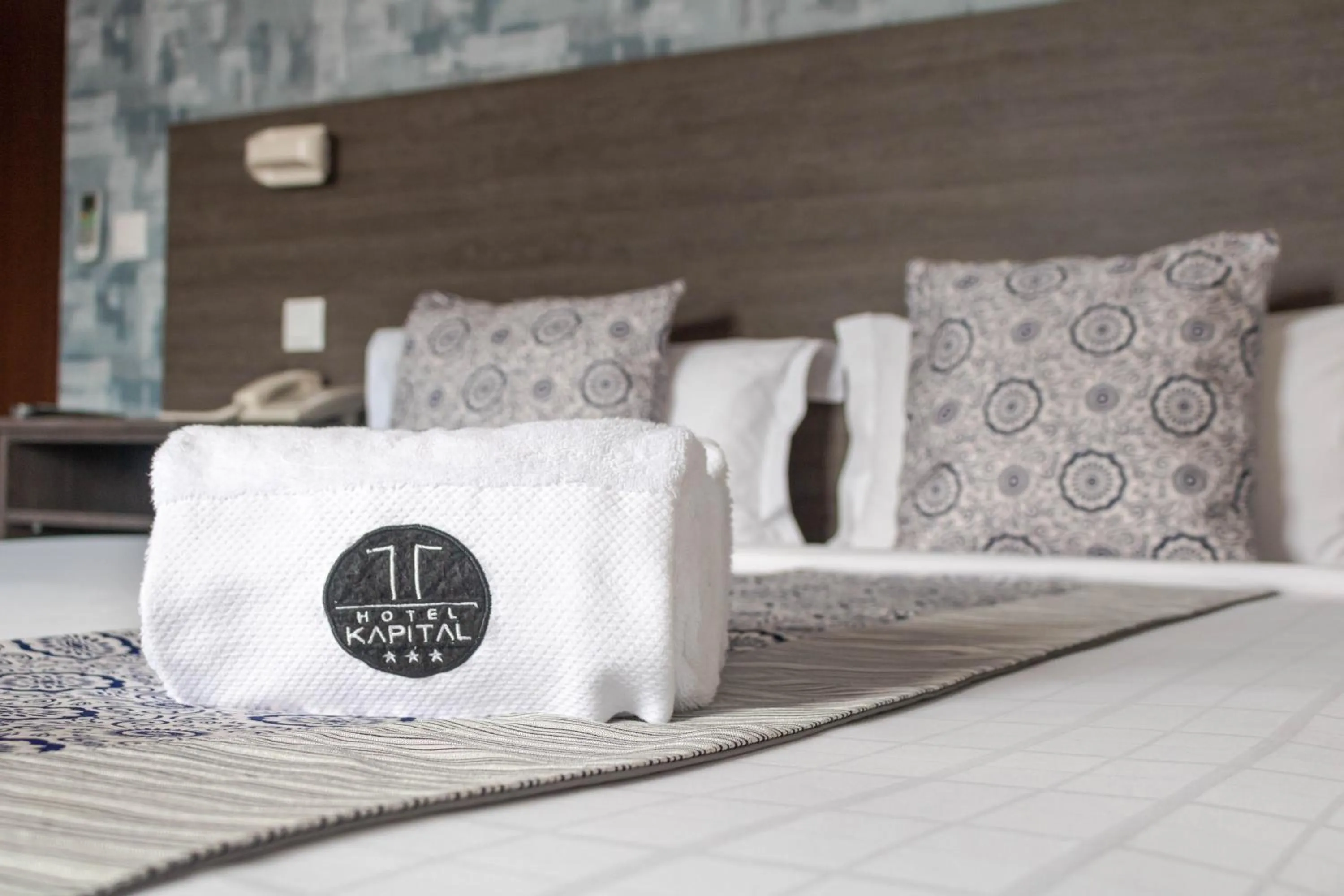 Bed in Hotel Kapital