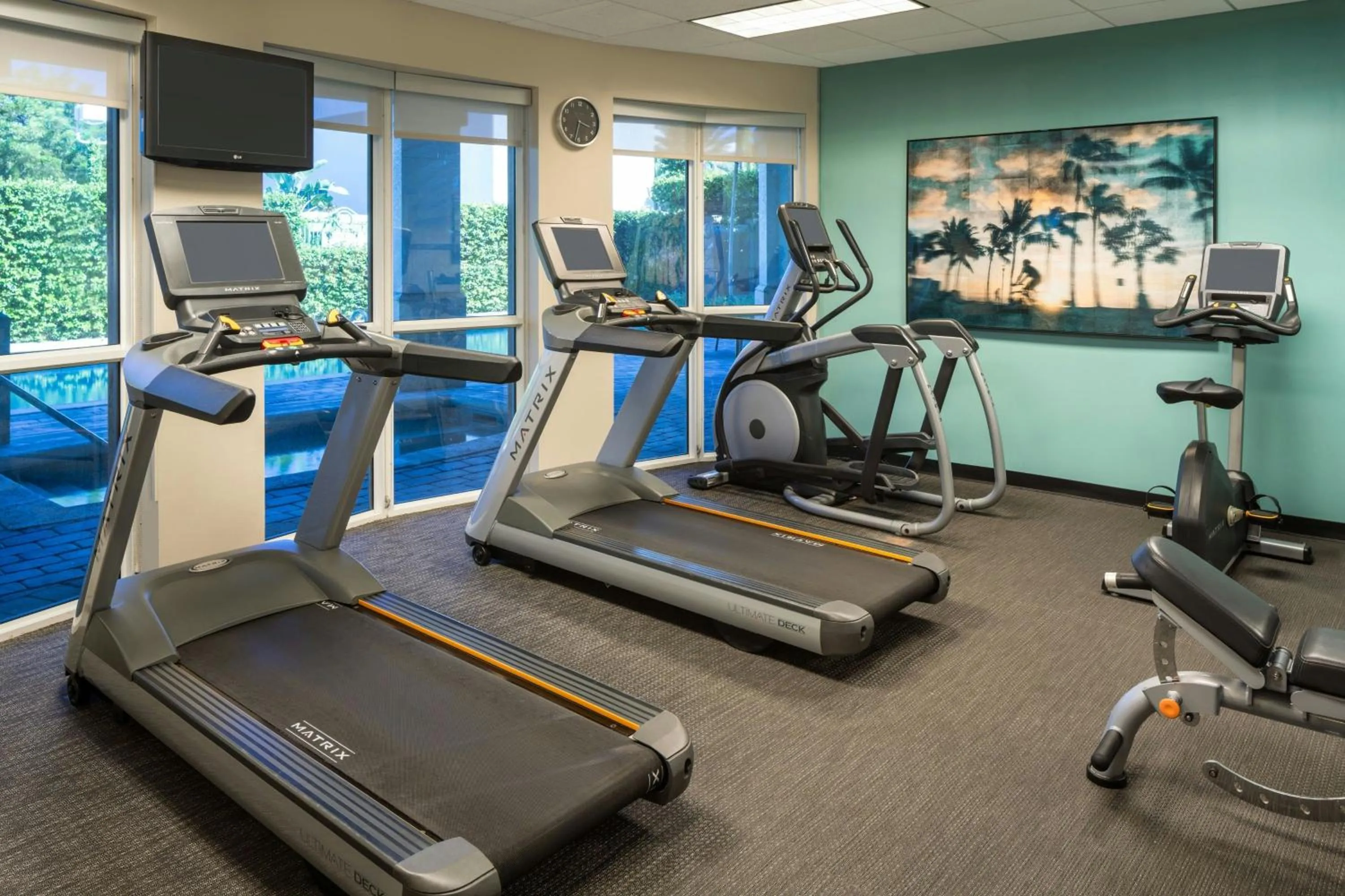 Fitness centre/facilities in Courtyard by Marriott Fort Lauderdale Airport & Cruise Port