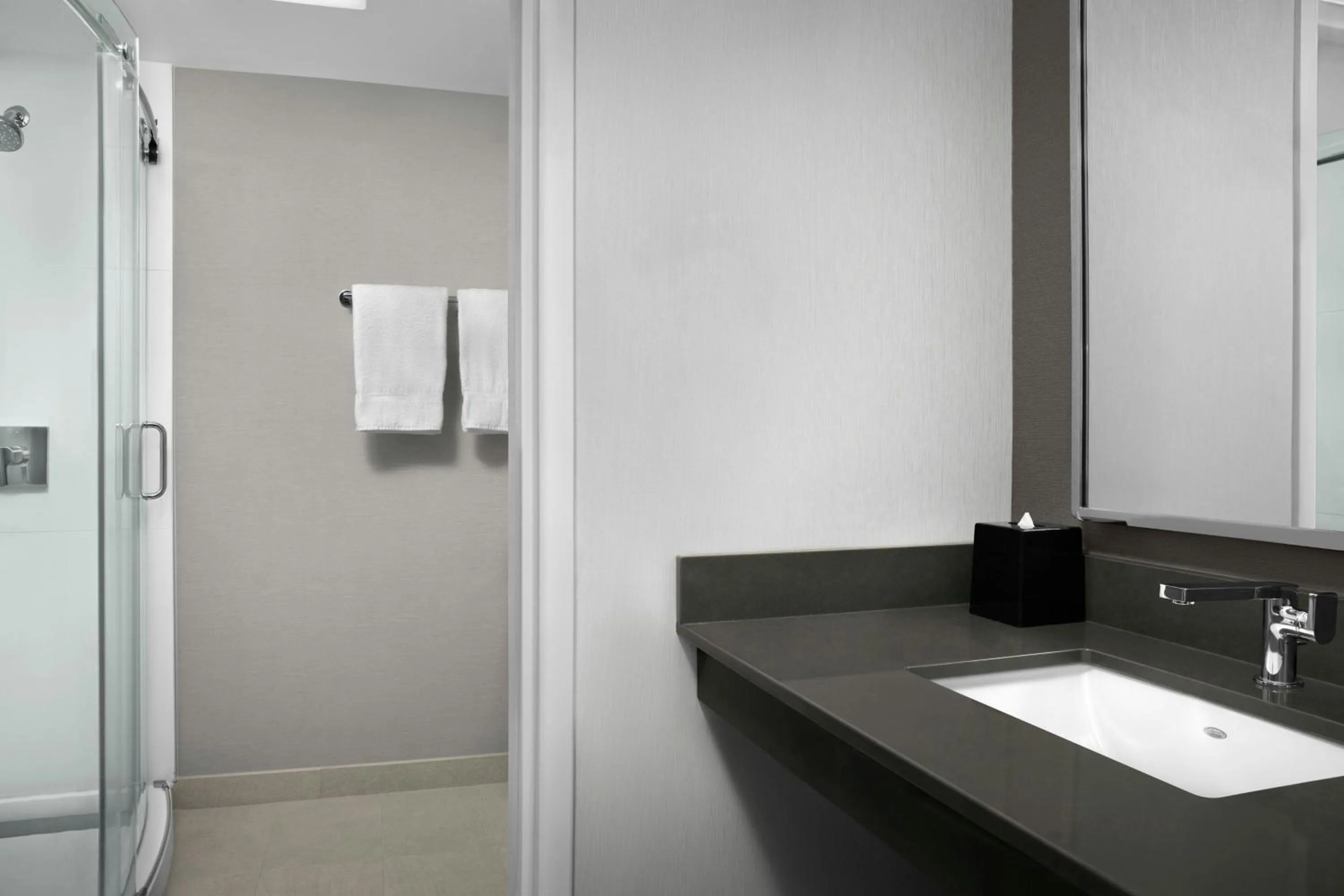 Bathroom in Courtyard by Marriott Spokane Downtown at the Convention Center