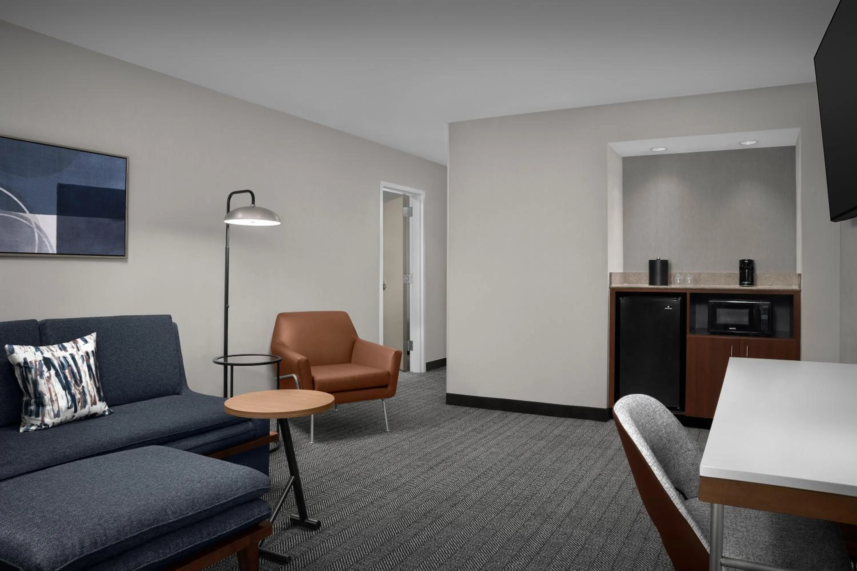 Living room in Courtyard Spokane Downtown at the Convention Center