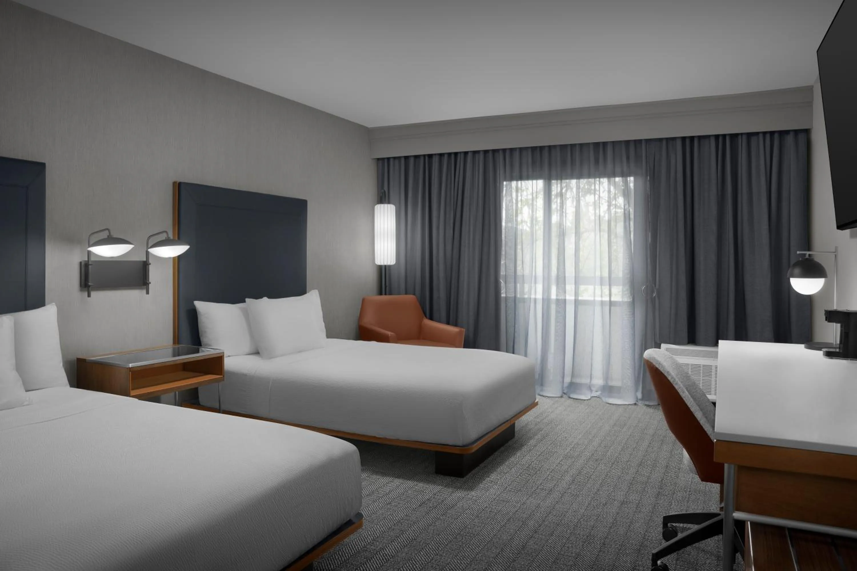 Bedroom, Bed in Courtyard Spokane Downtown at the Convention Center