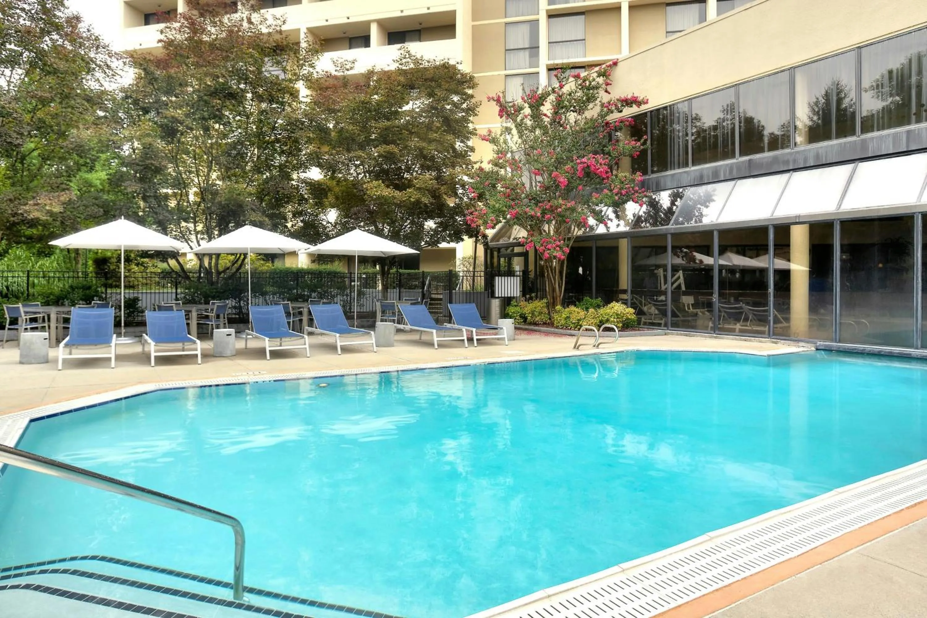 Swimming pool in Greensboro-High Point Marriott Airport