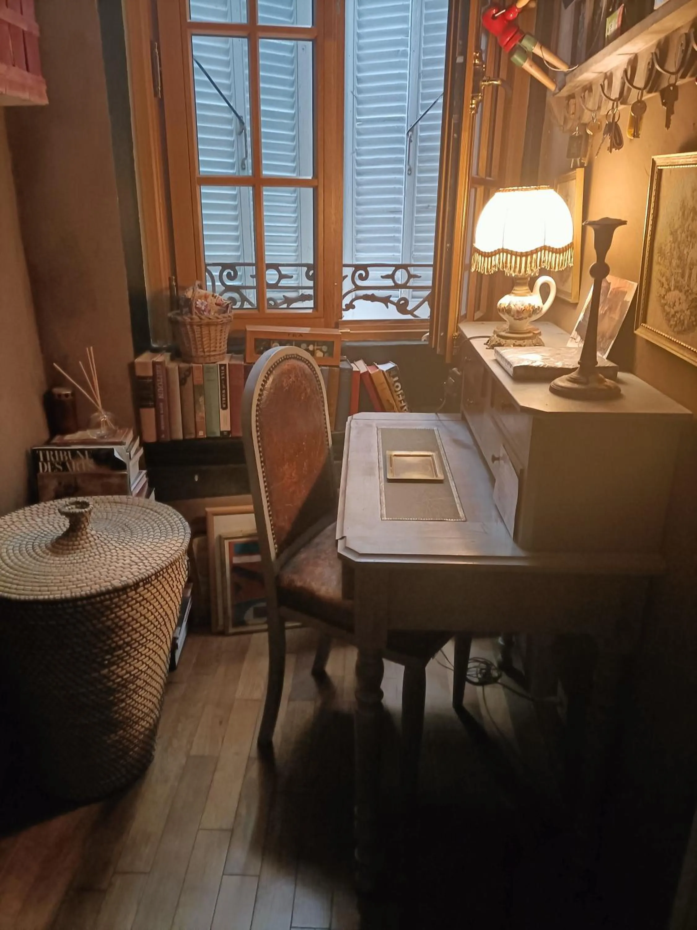 À l'étape des randonneurs