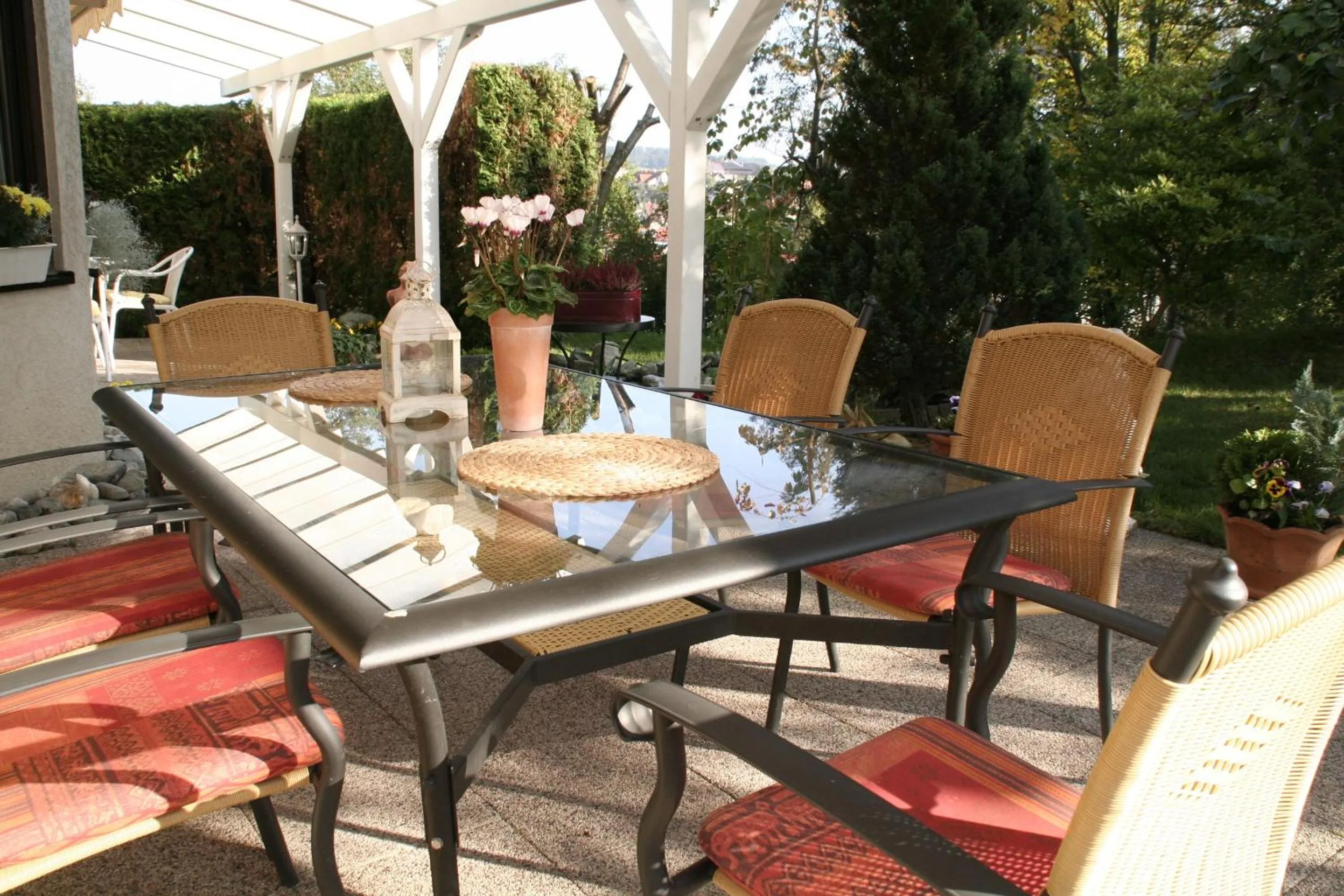 Seating area in Hotel Schweizerhof