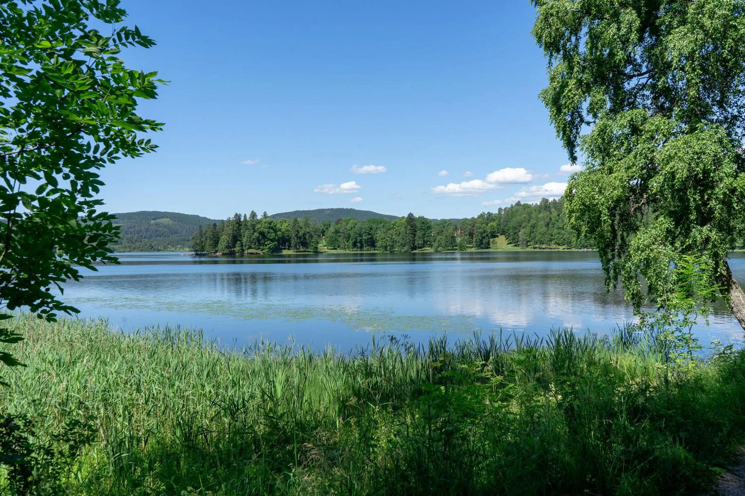 Lake view in Topcamp Bogstad - Oslo