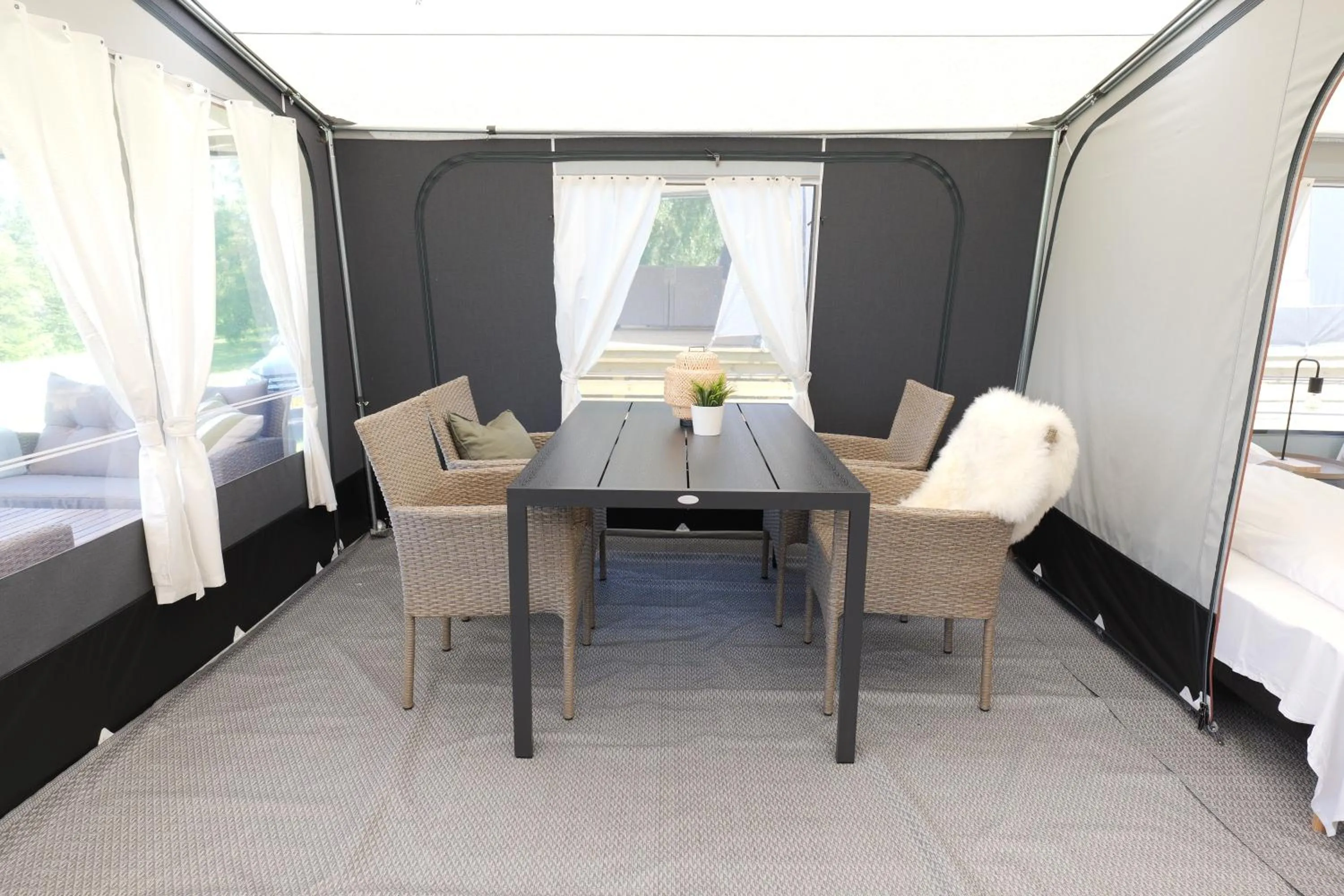 Dining area in Topcamp Bogstad - Oslo