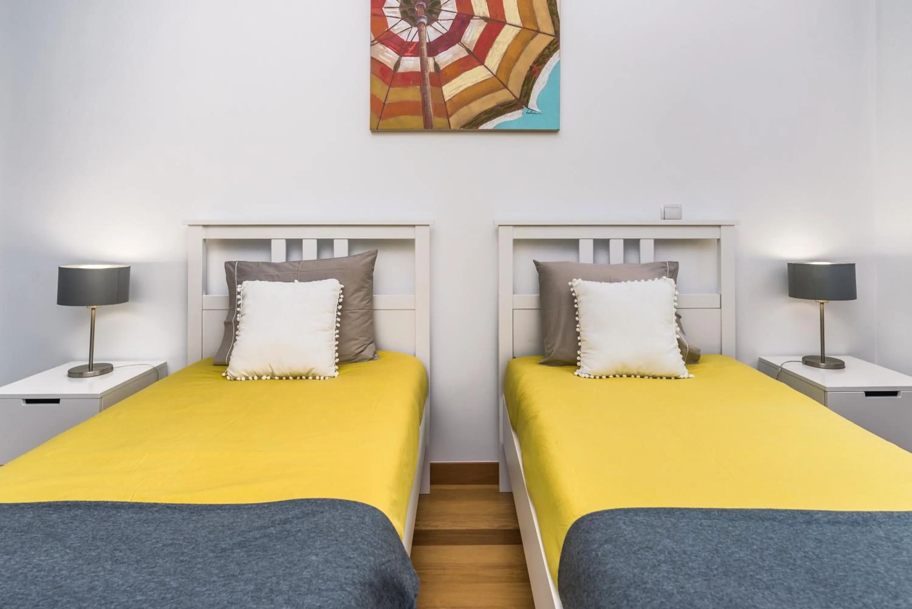 Bedroom, Bed in The Bay View - by LovelyStay