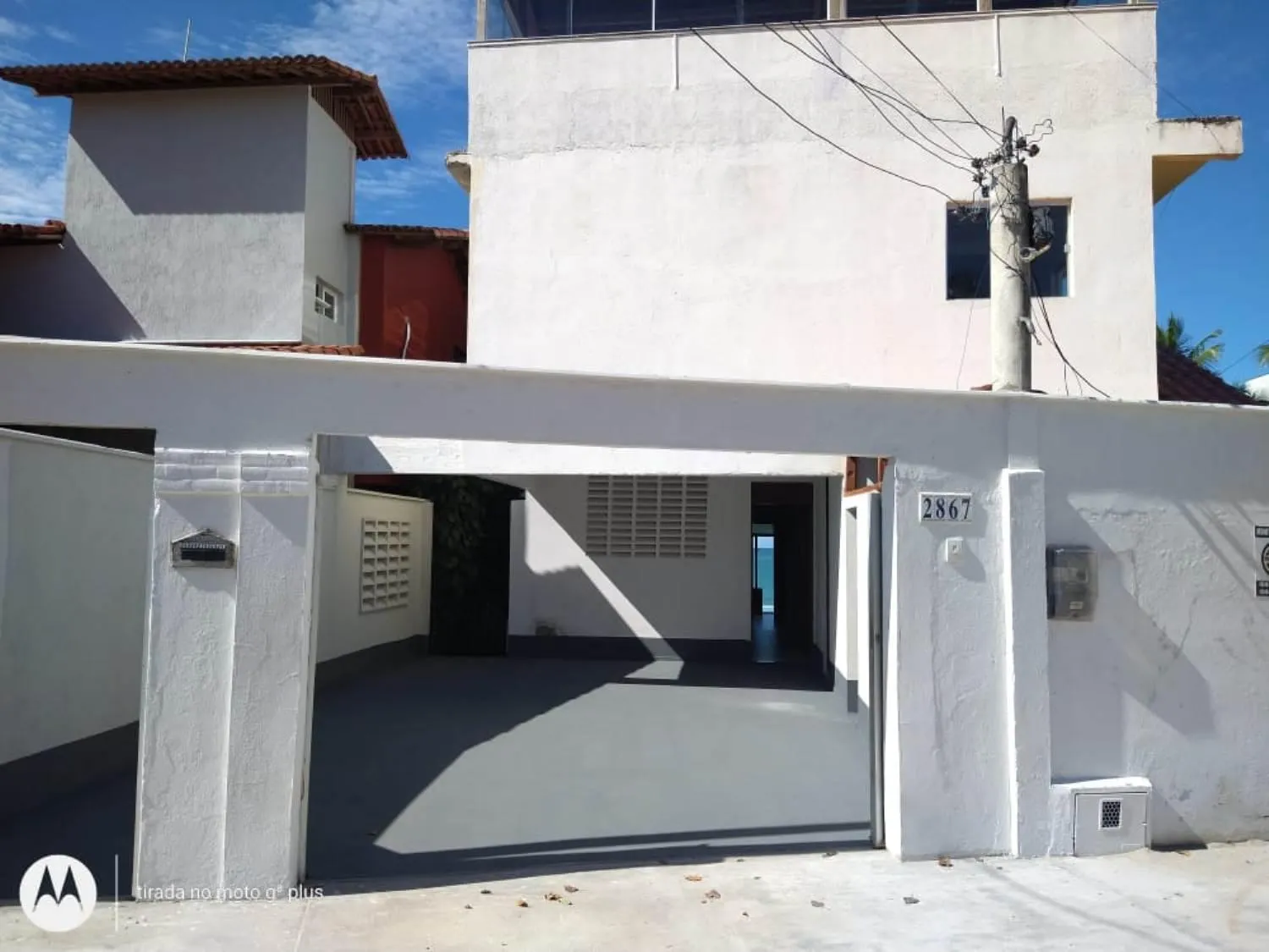 Facade/entrance in Casa Pé na Areia