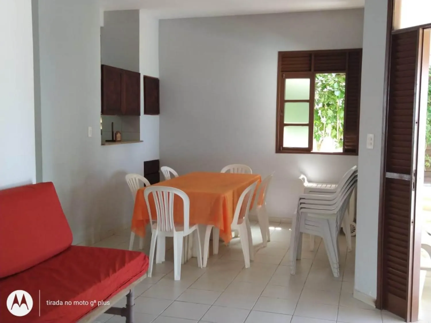 Dining area in Casa Pé na Areia