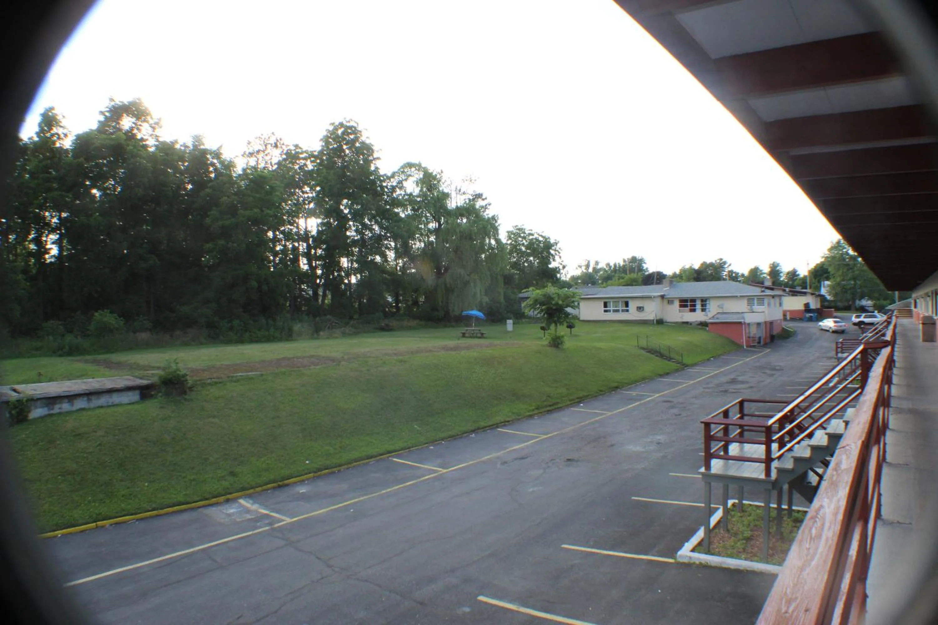 Property building in Americas Best Value Inn Geneva