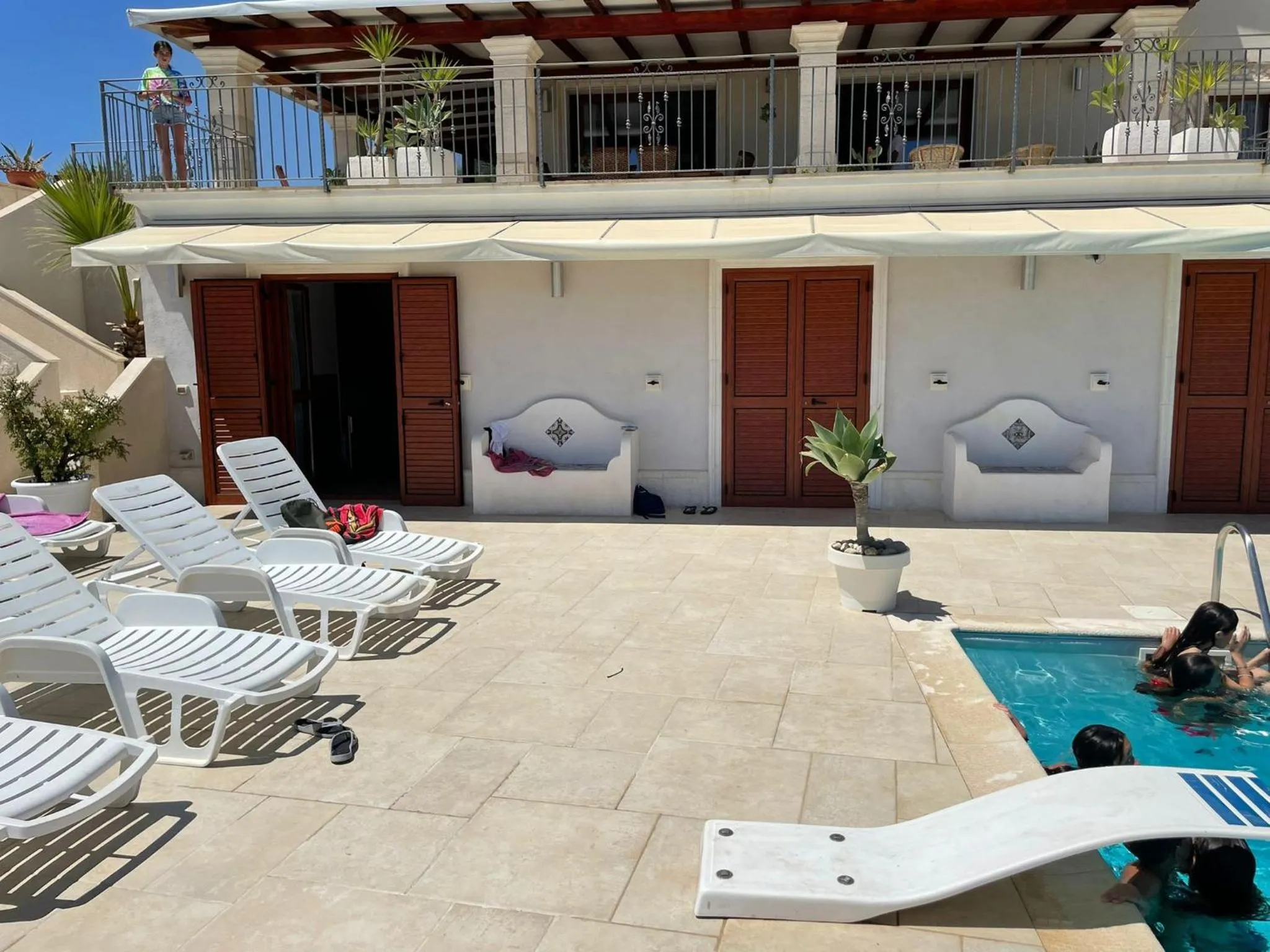 Quadruple Room with Sea View - single occupancy in B&B Terrazze Chiaramontane Exclusive Resort