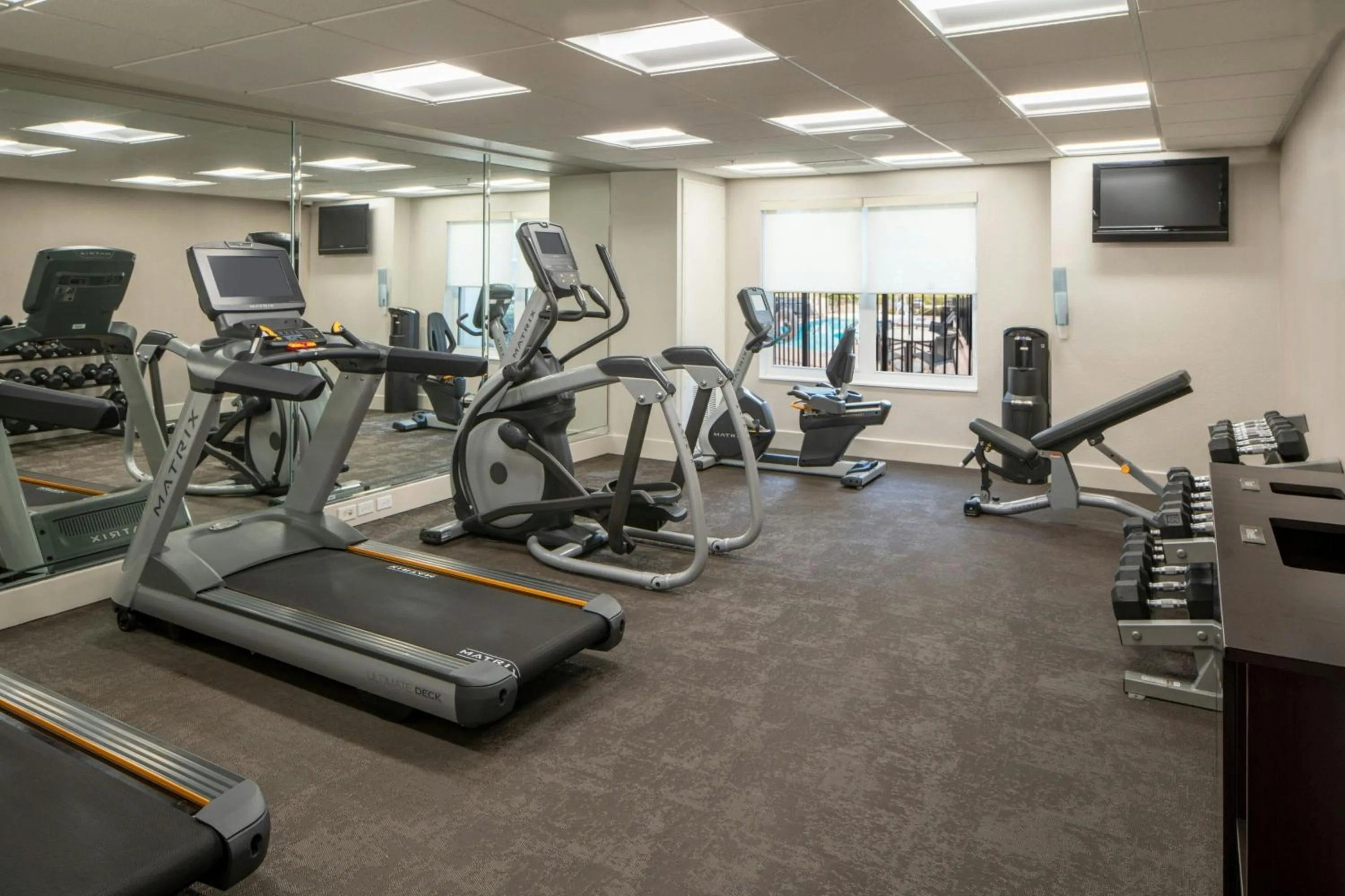 Fitness centre/facilities in Residence Inn by Marriott Covington Northshore