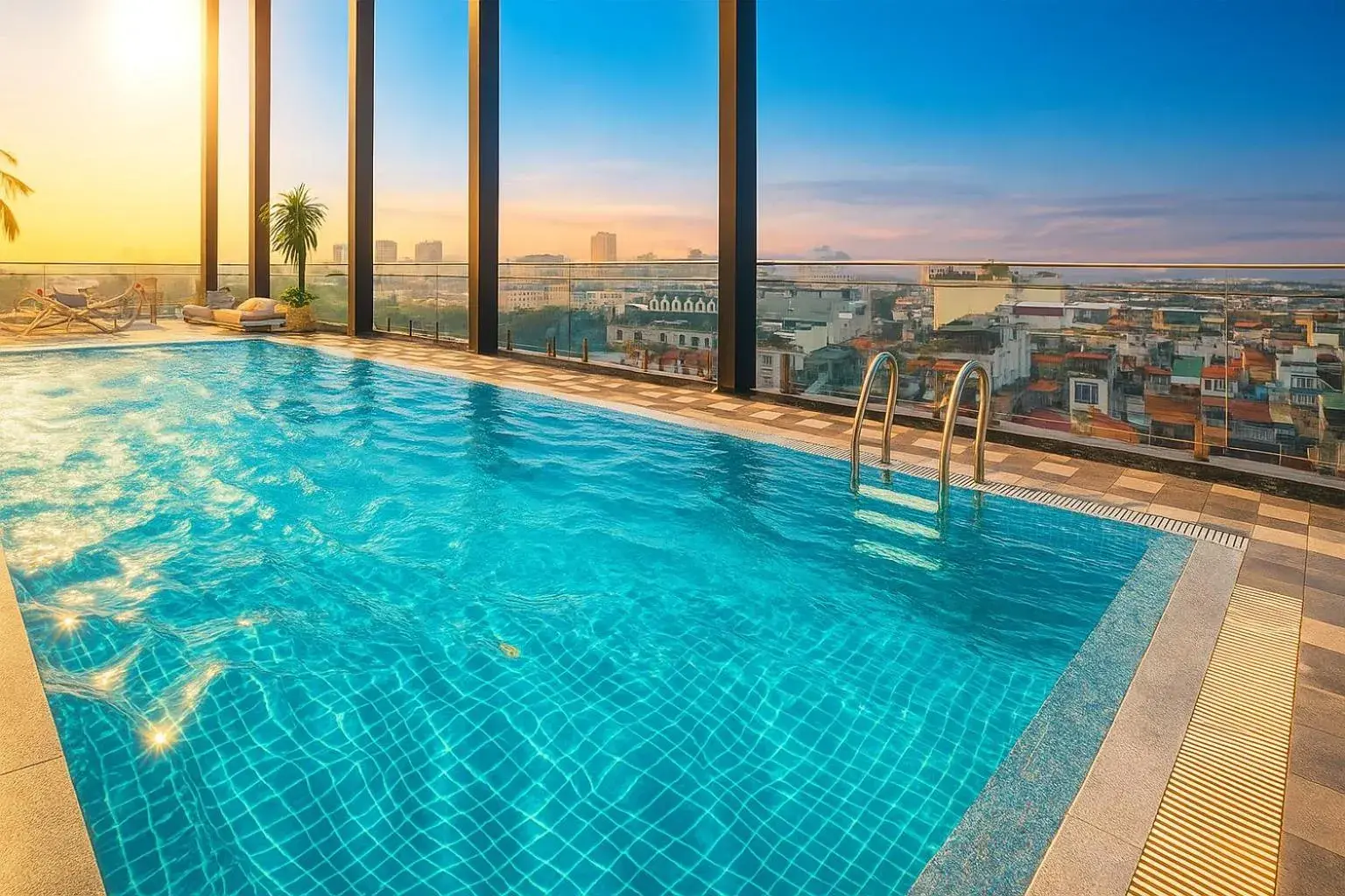 Swimming pool in MAY DE VILLE Lakeside Hotel Swimming pool in MAY DE VILLE Lakeside Hotel