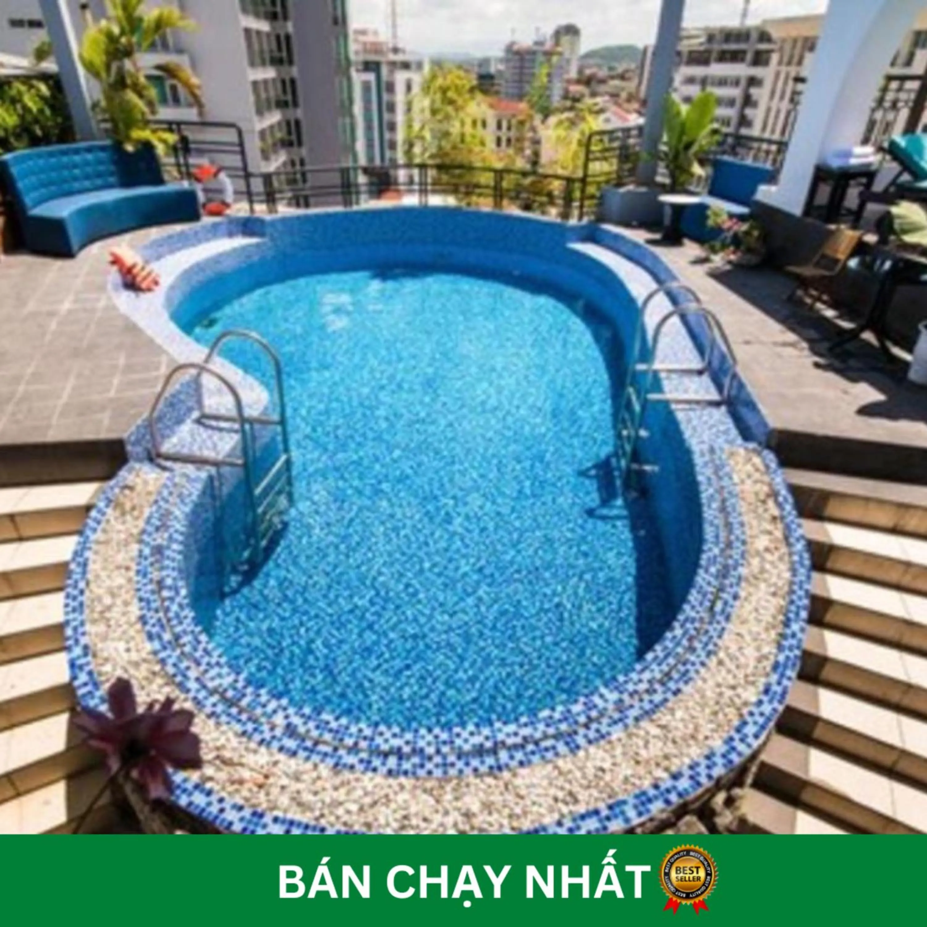 Swimming pool in The Sunriver Boutique Hotel Hue