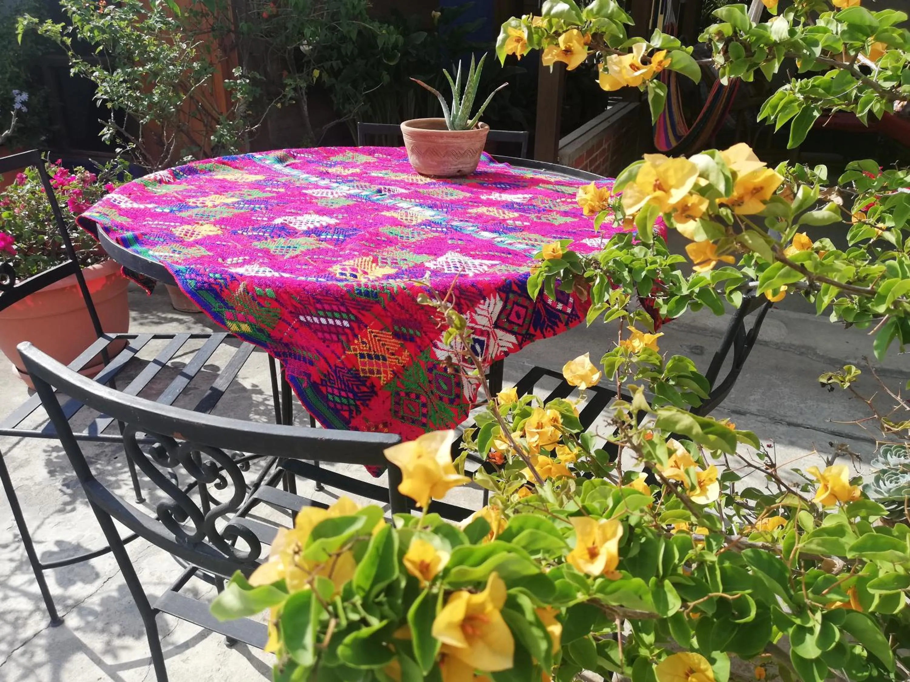 Balcony/Terrace in Yellow House Hostel B&B