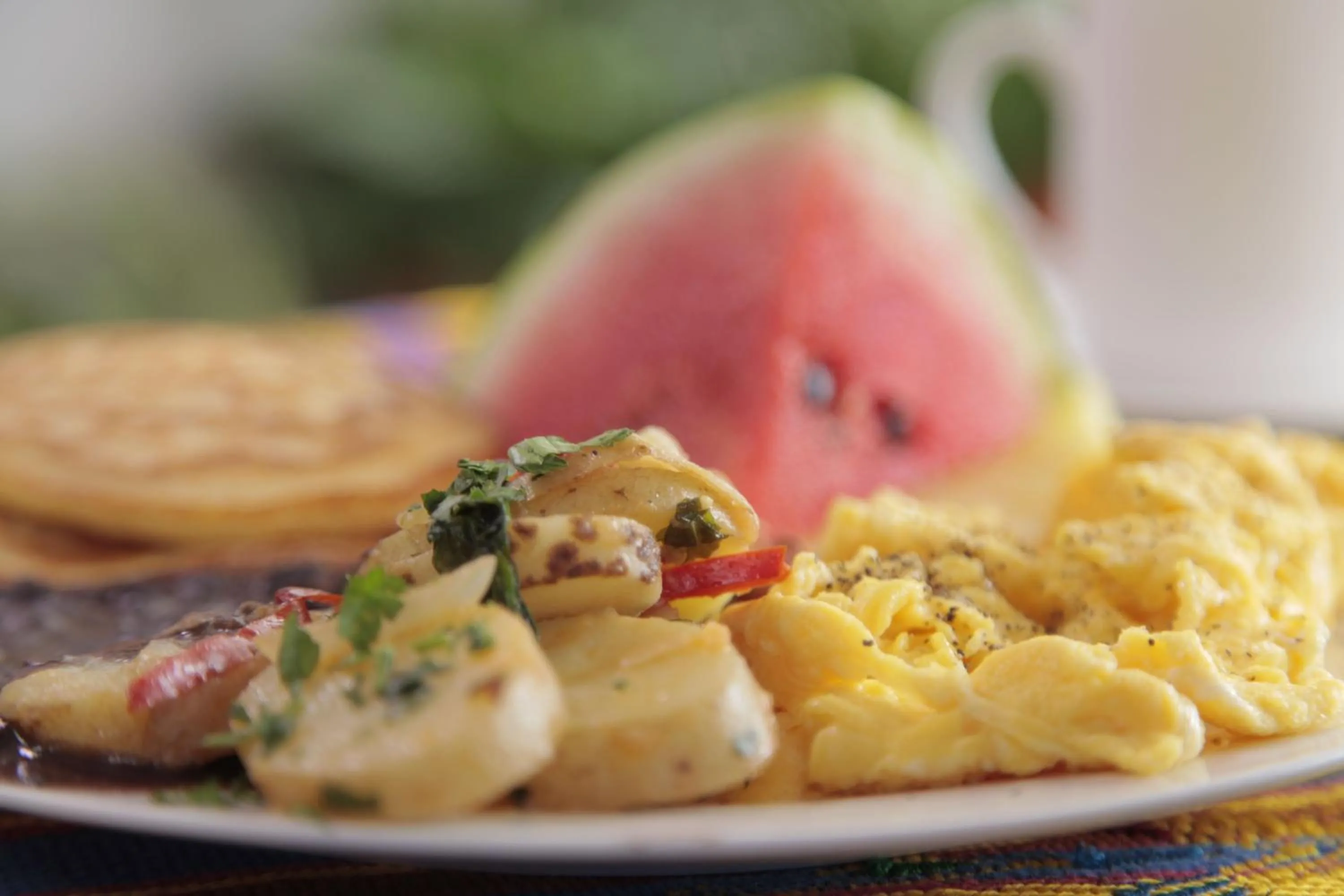 Breakfast in Yellow House Hostel B&B