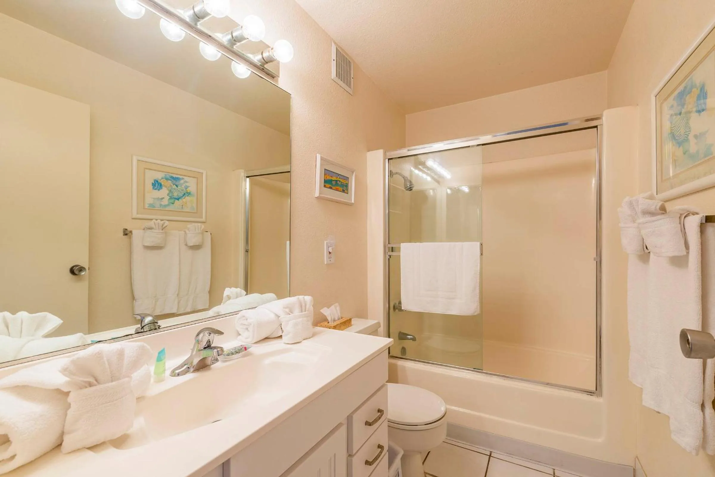 Bathroom in Capri by the Sea by All Seasons Resort Lodging