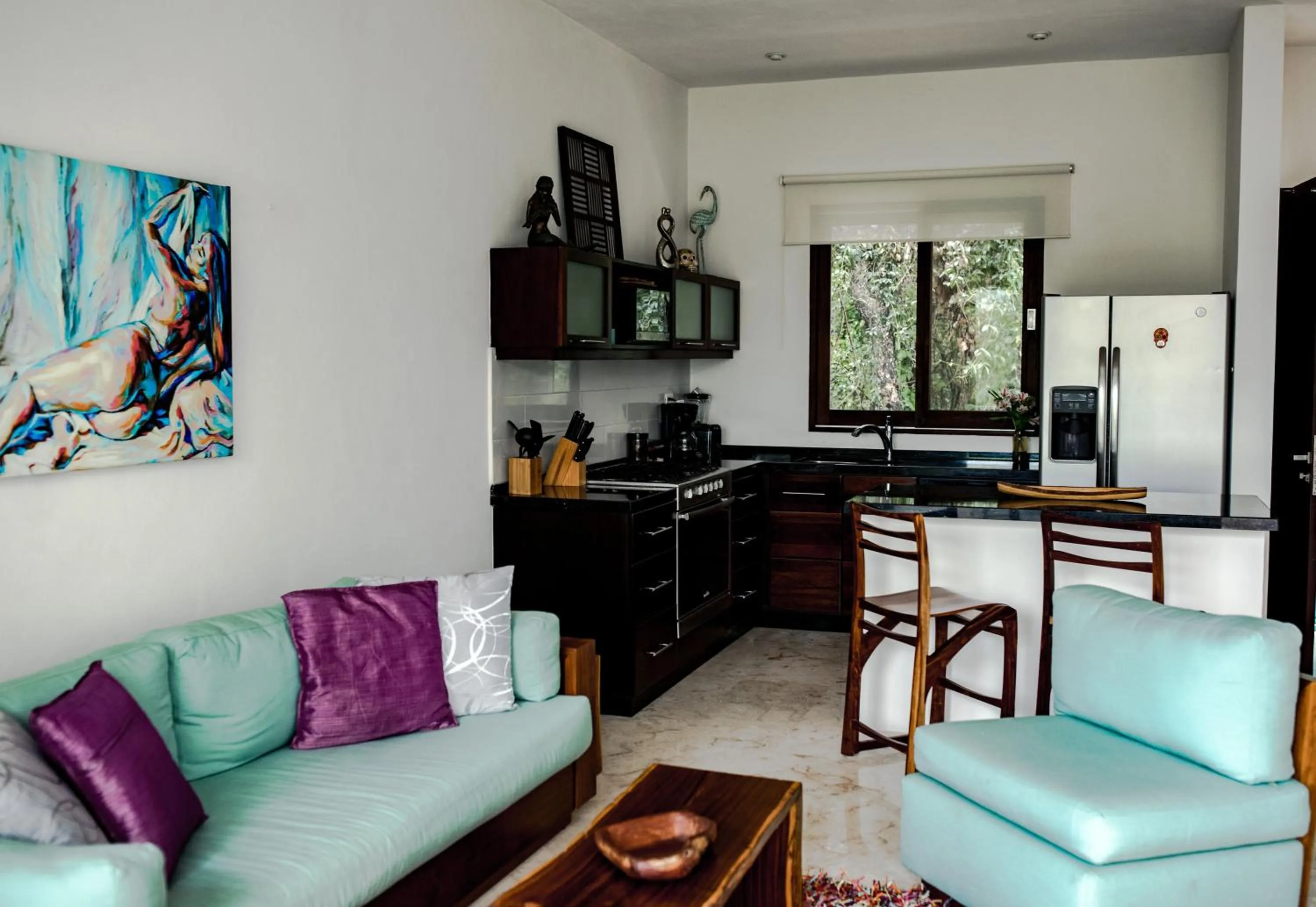 Living room in Mak Nuk Village - Clothing Optional