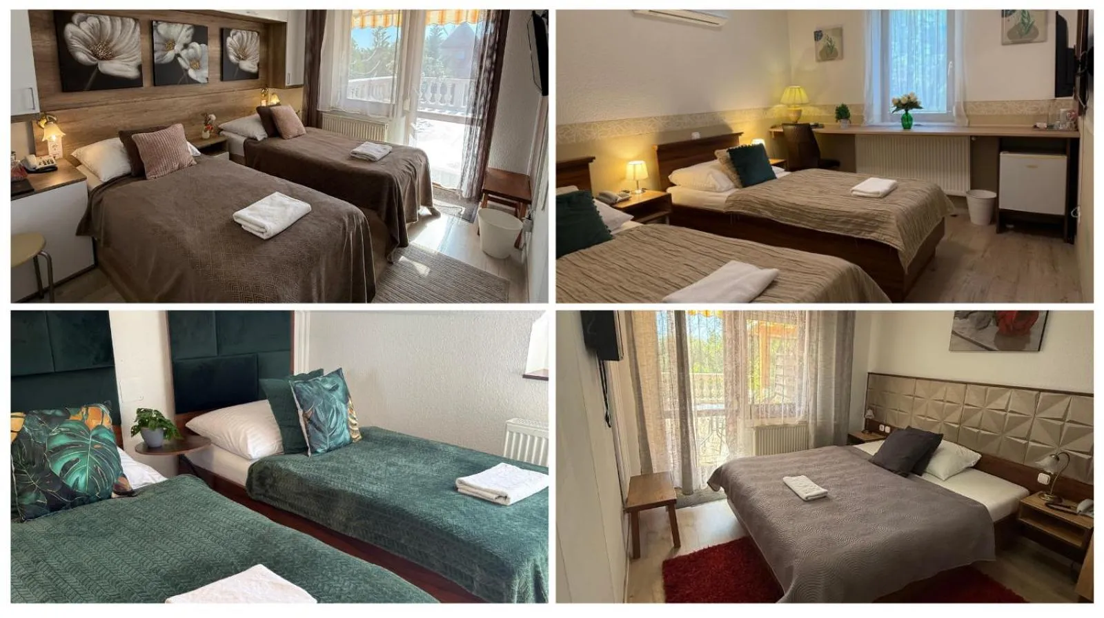 Bed in Le Rose Suites & Park Hotel