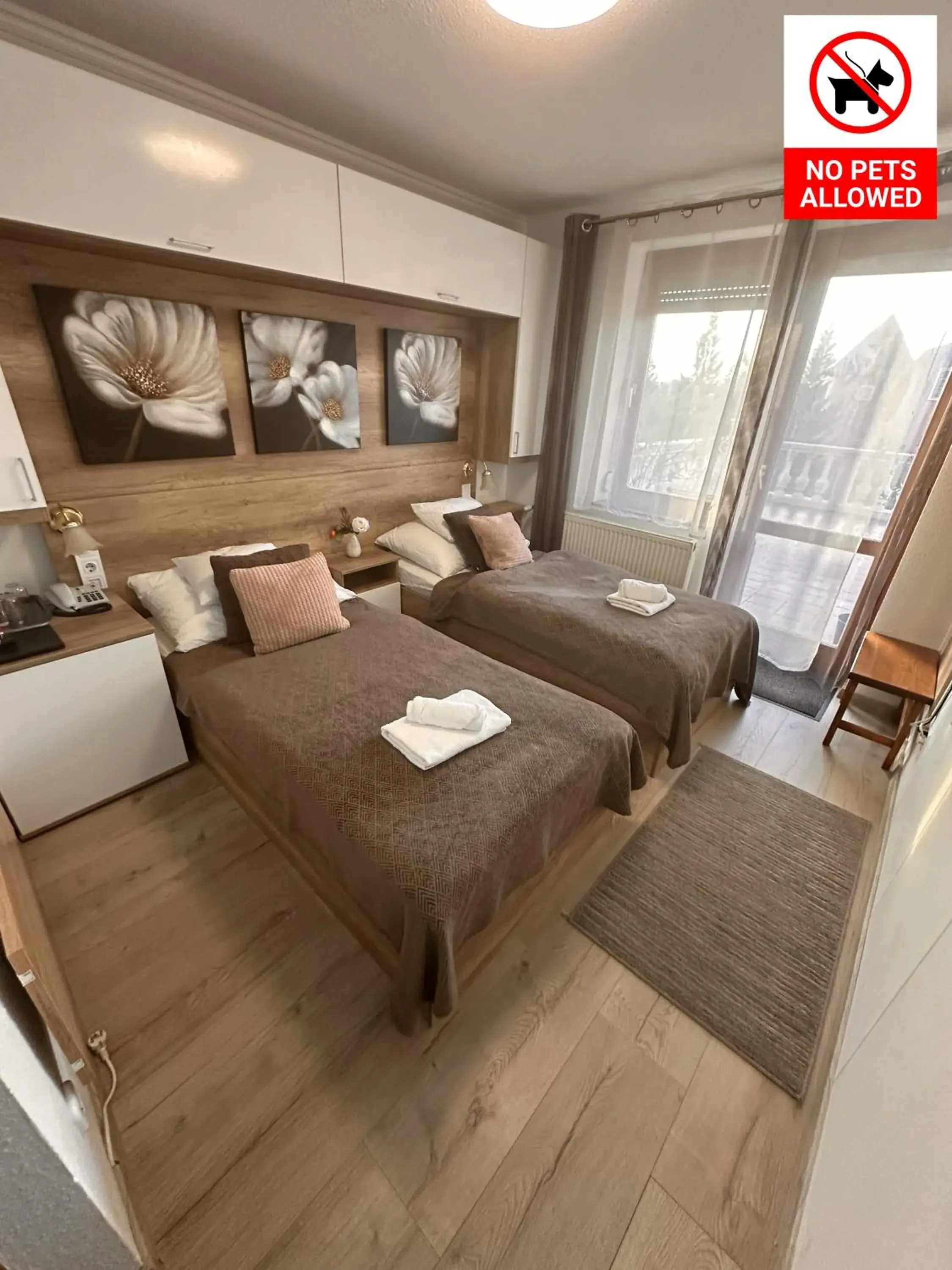 Main Building - single occupancy - Twin room with terrace in Le Rose Suites & Park Hotel Main Building - single occupancy - Twin room with terrace in Le Rose Suites & Park Hotel