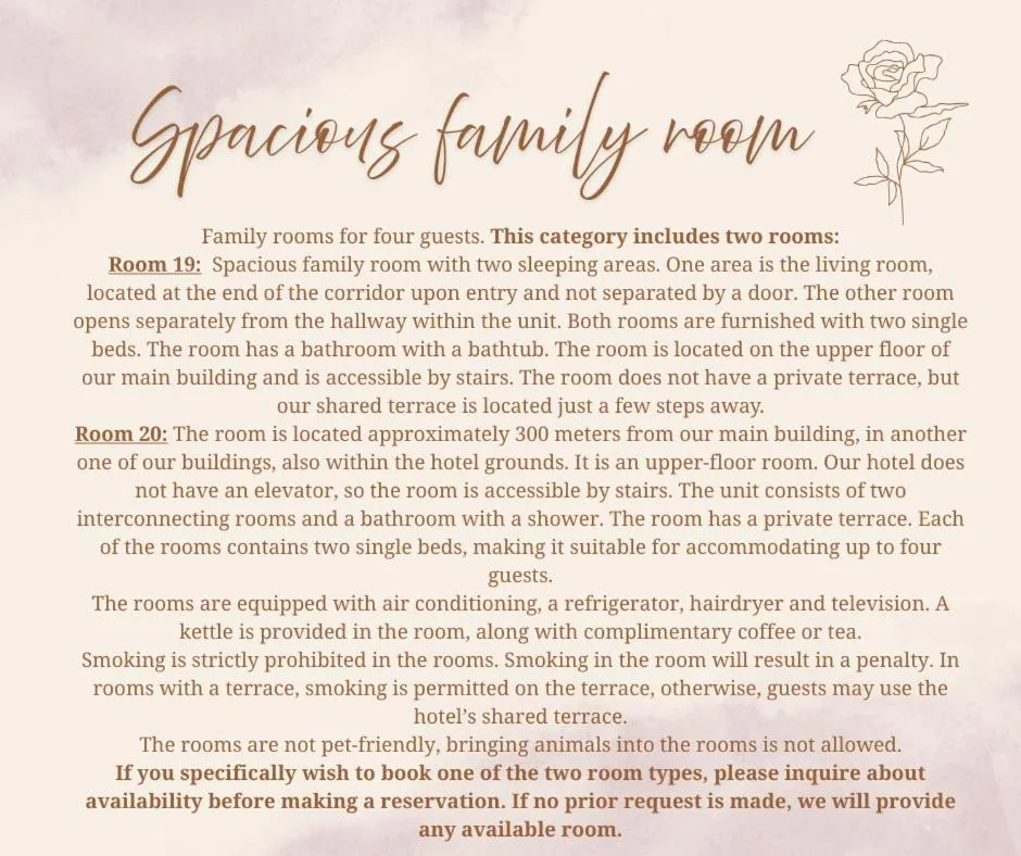 Text overlay in Le Rose Suites & Park Hotel