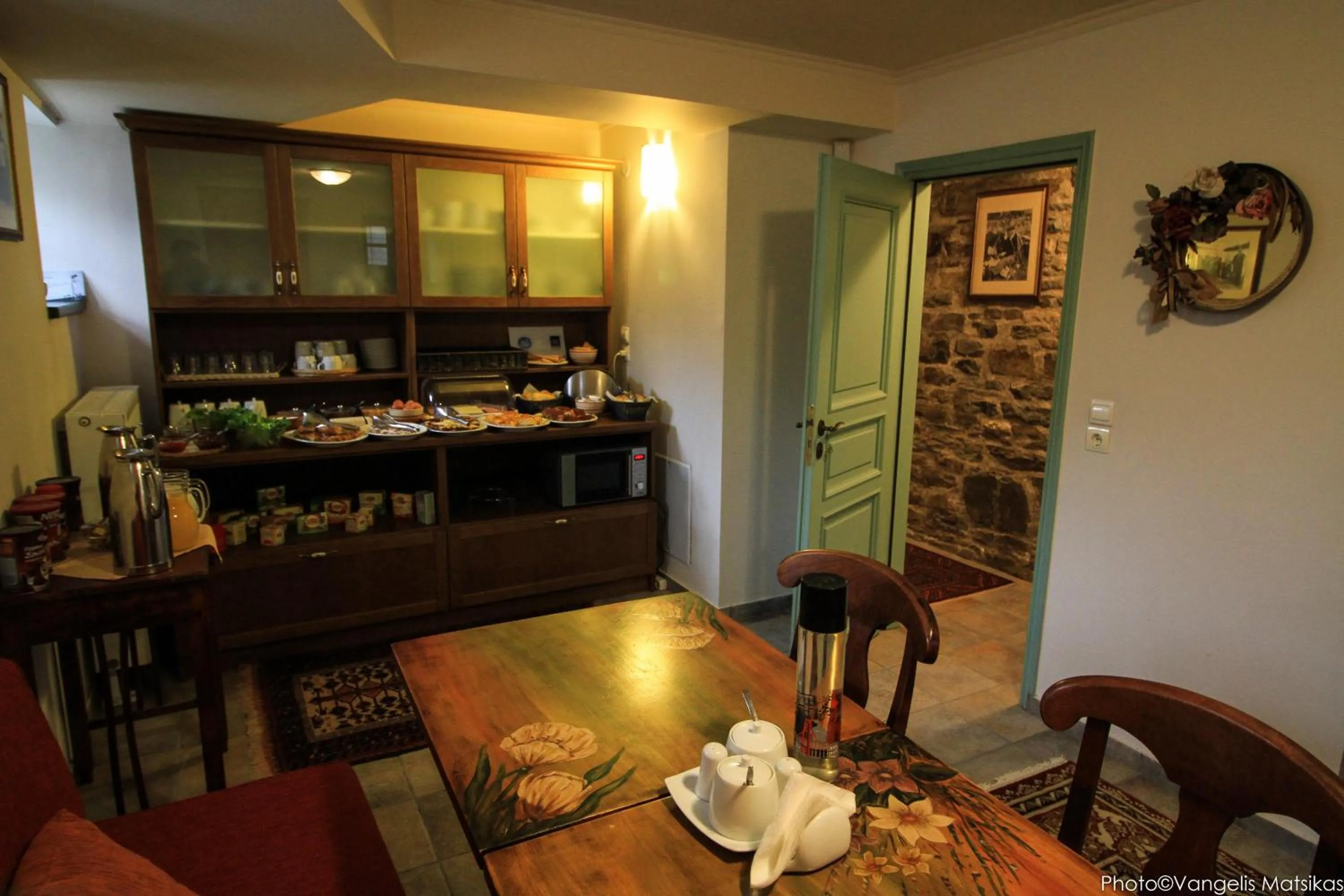 Buffet breakfast in Gaia Guesthouse