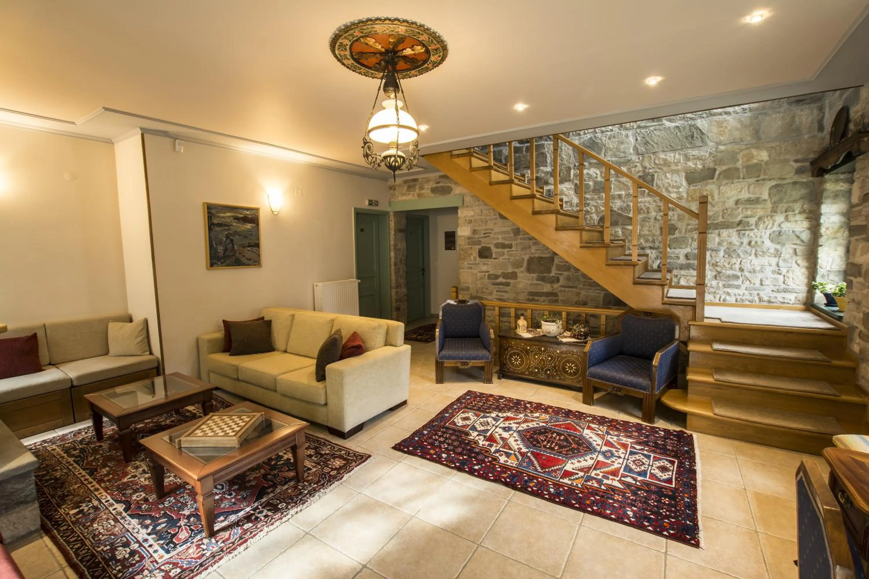 Lobby or reception in Gaia Guesthouse