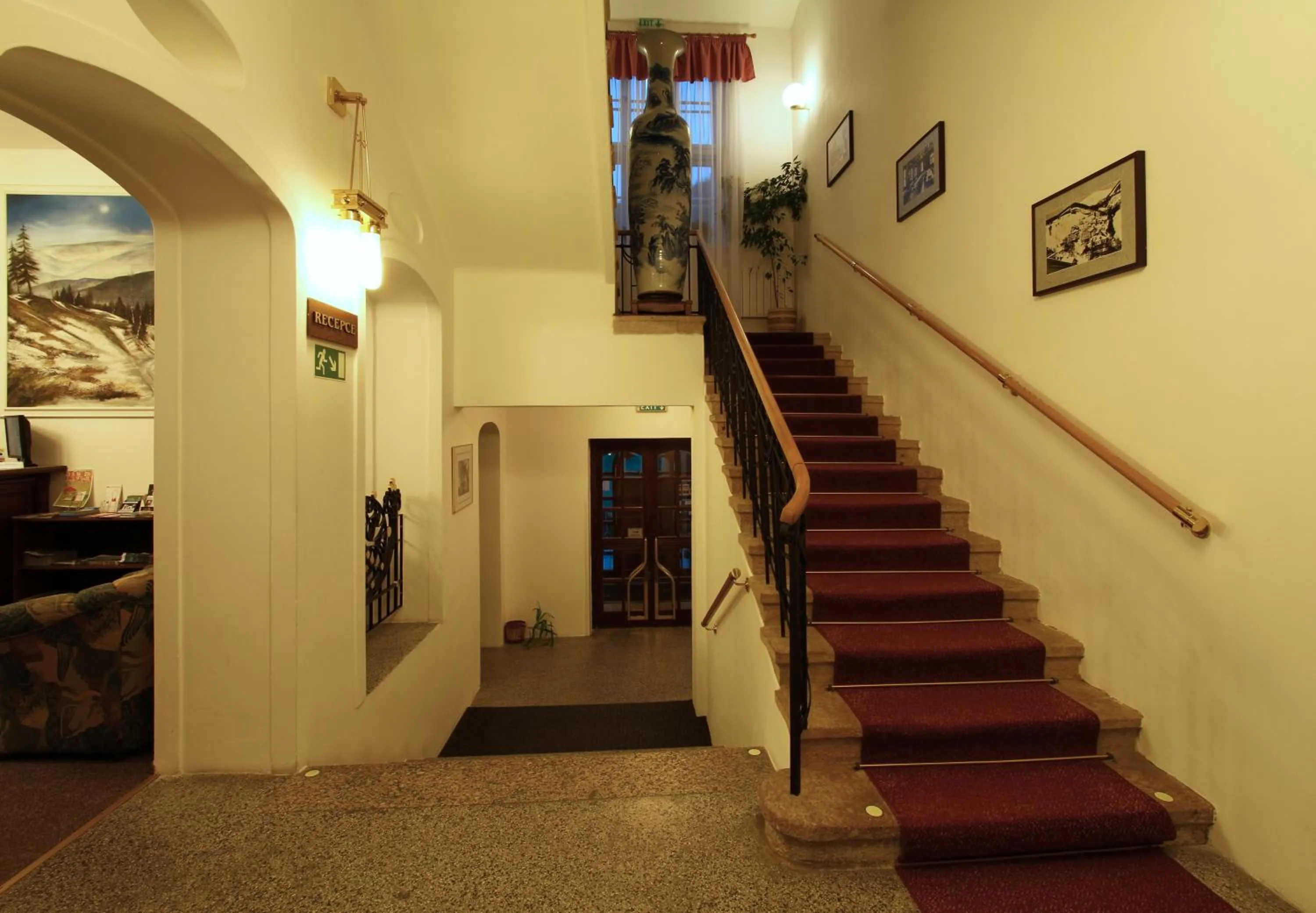 Lobby or reception in Hotel Hořec